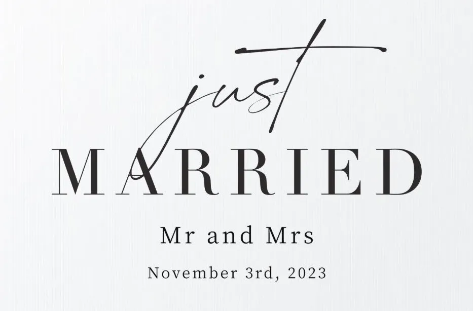 Just Married Poster