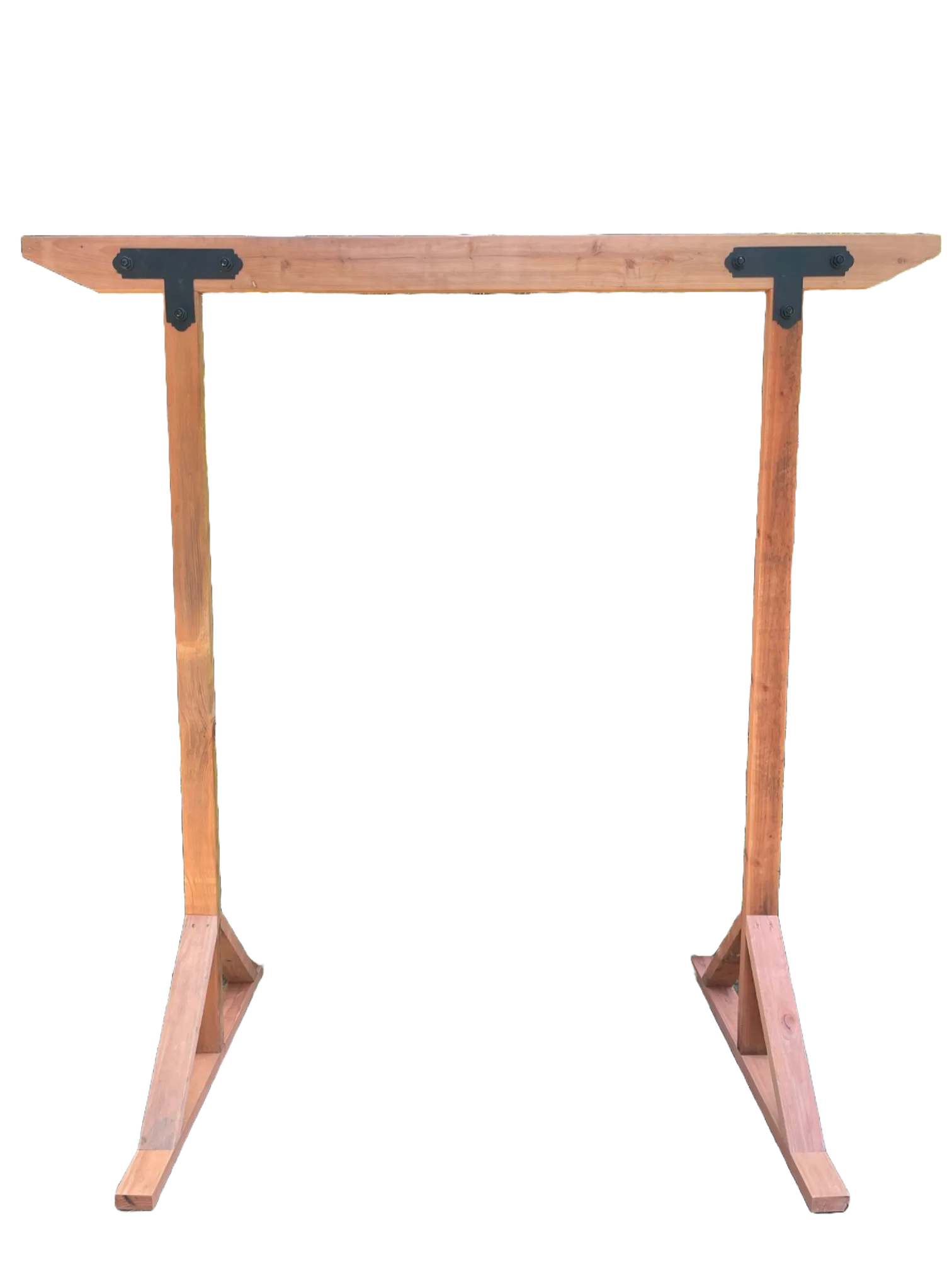 Redwood Wood Arch Arbor