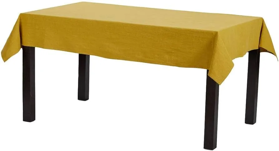 Mustard Yellow Buffet Tablecloth 70" x 120"