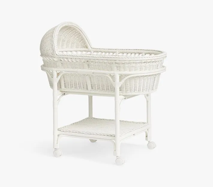 Wicker Baby Bassinet 