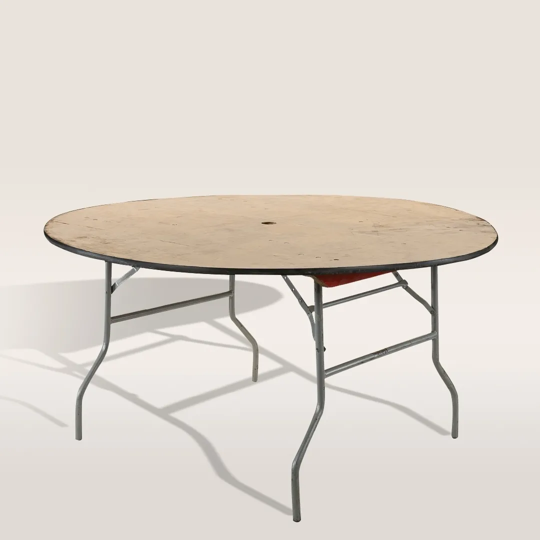 Round Banquet Umbrella Table 72"