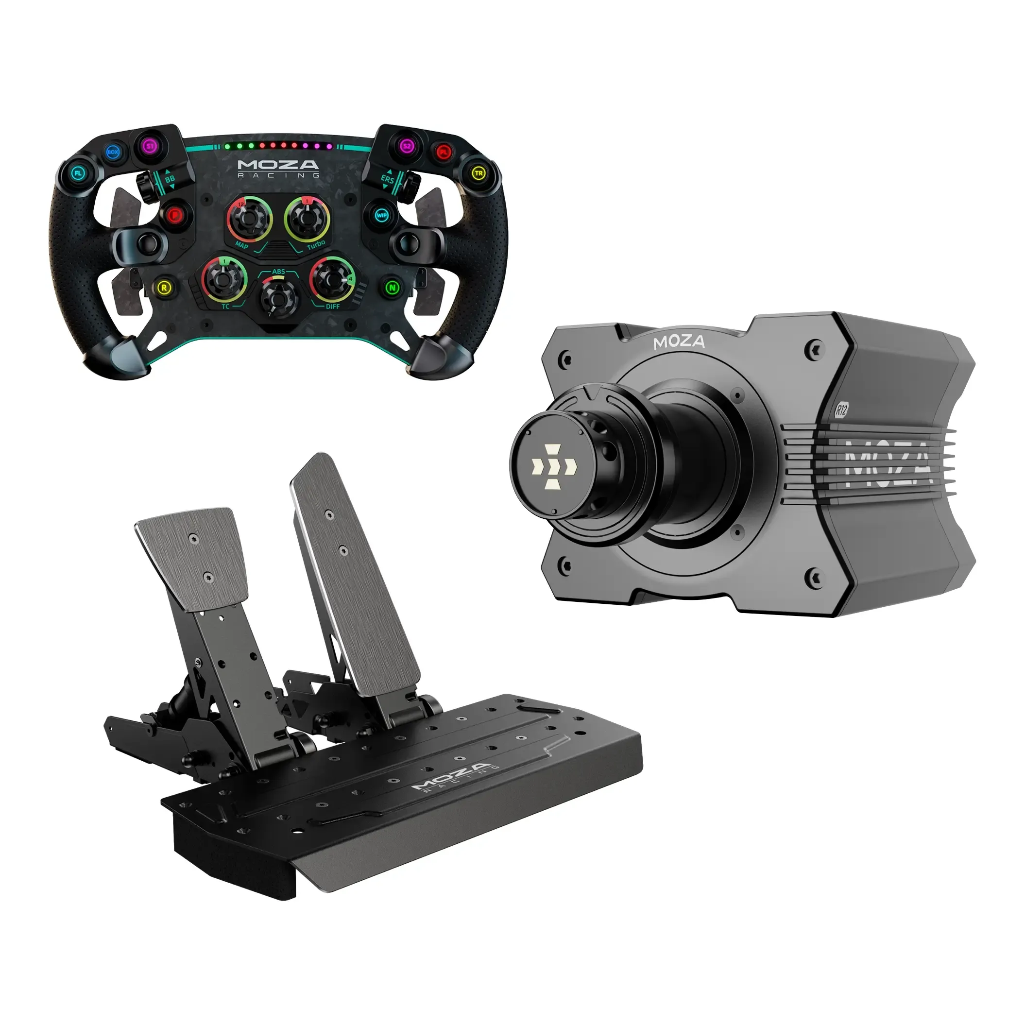 Trak Racer & MOZA Racing Sim + Gaming pc bundel