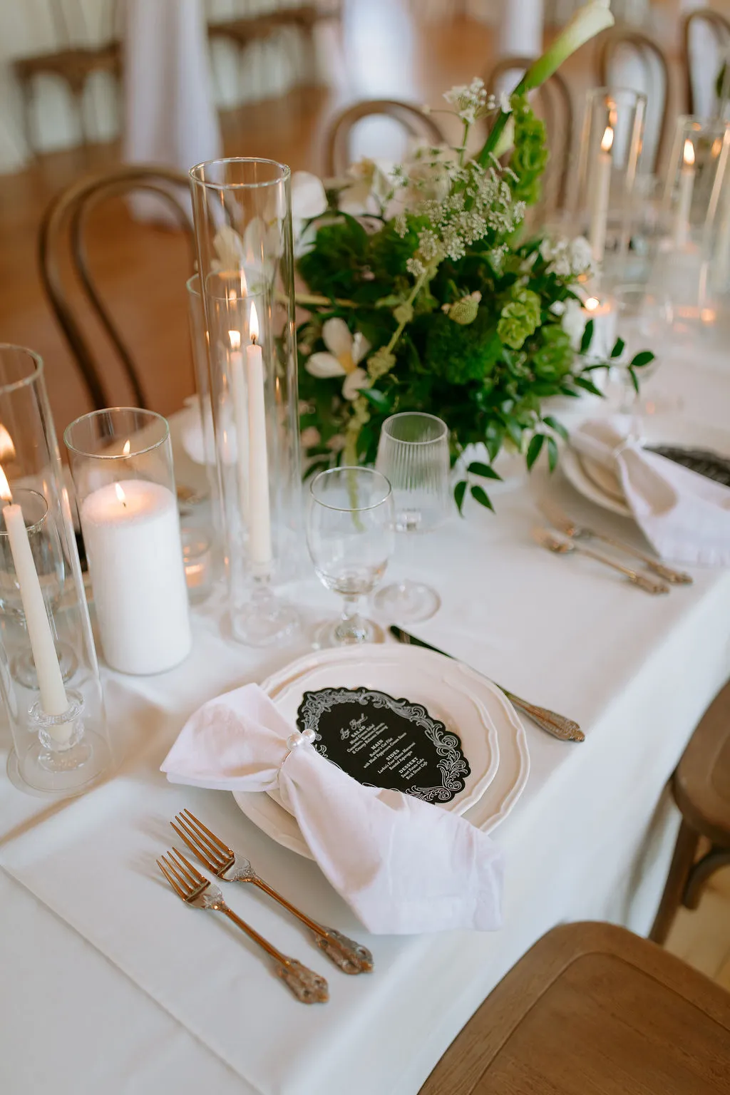 White Hemstitched Napkins