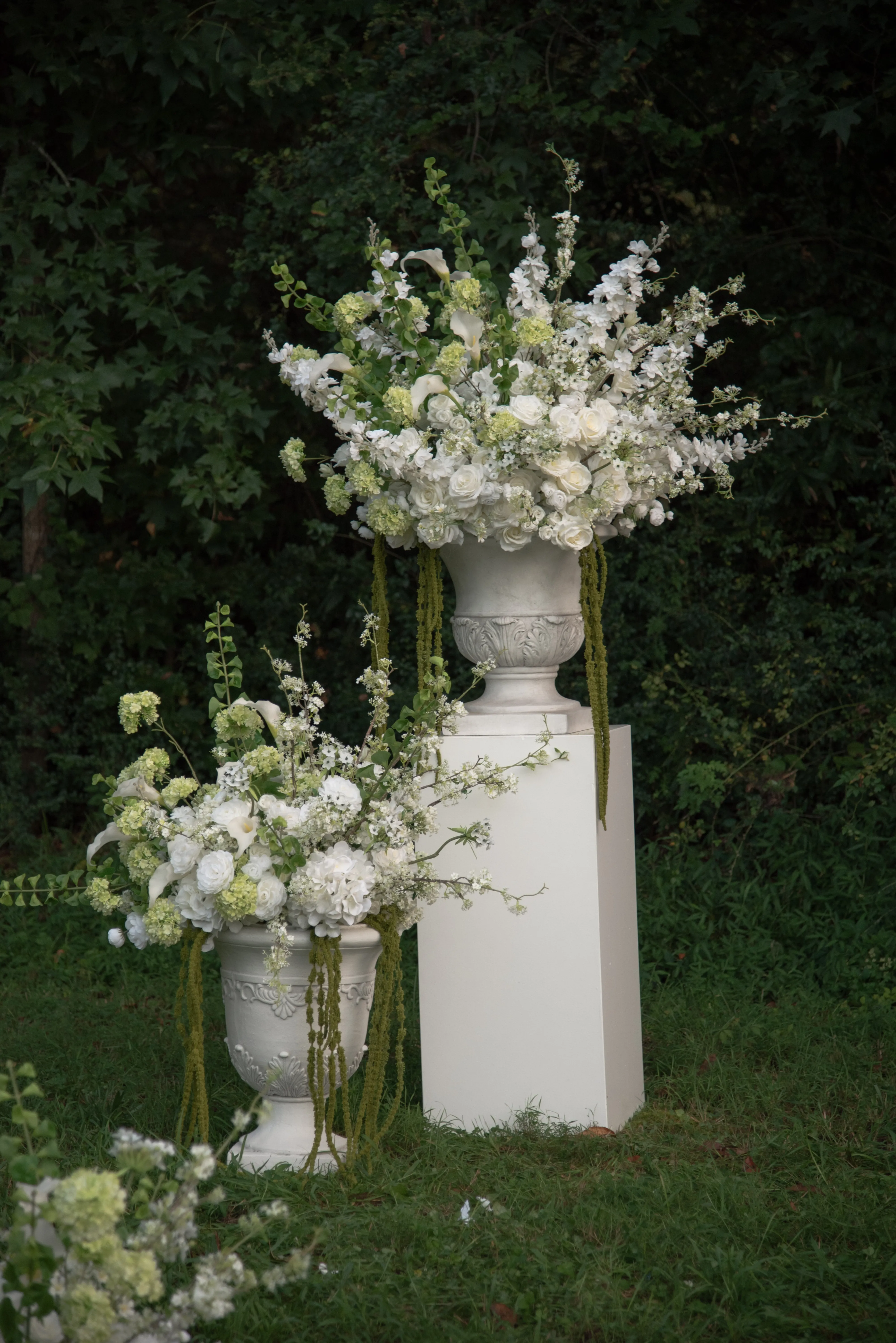 Large White & Green Artificial Flower Arrangement