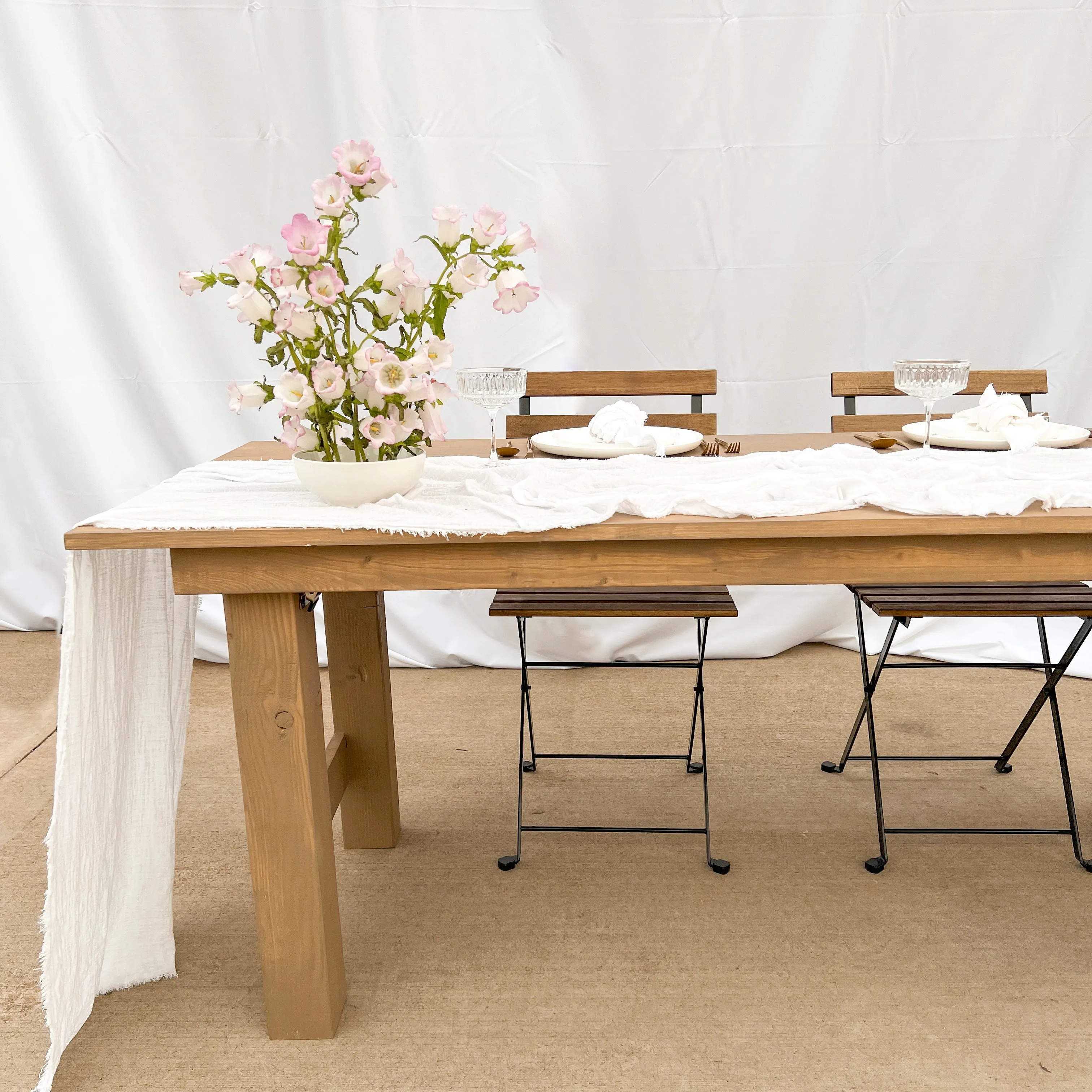 8ft Wood Table