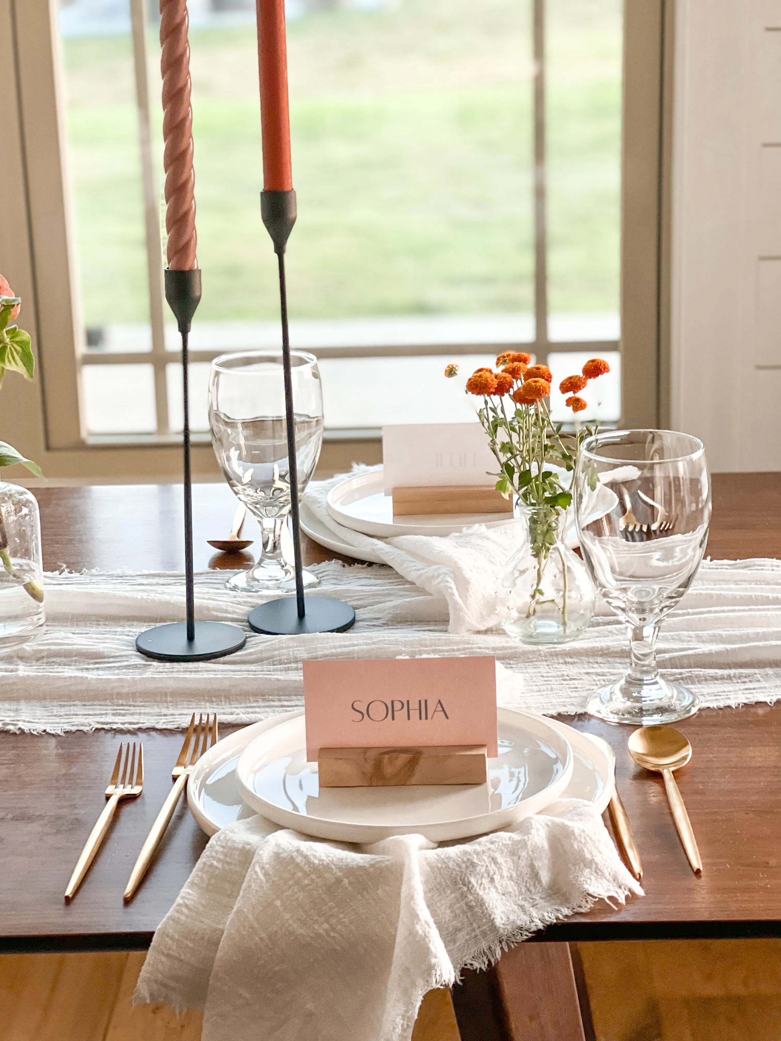 Clear Glass Goblets