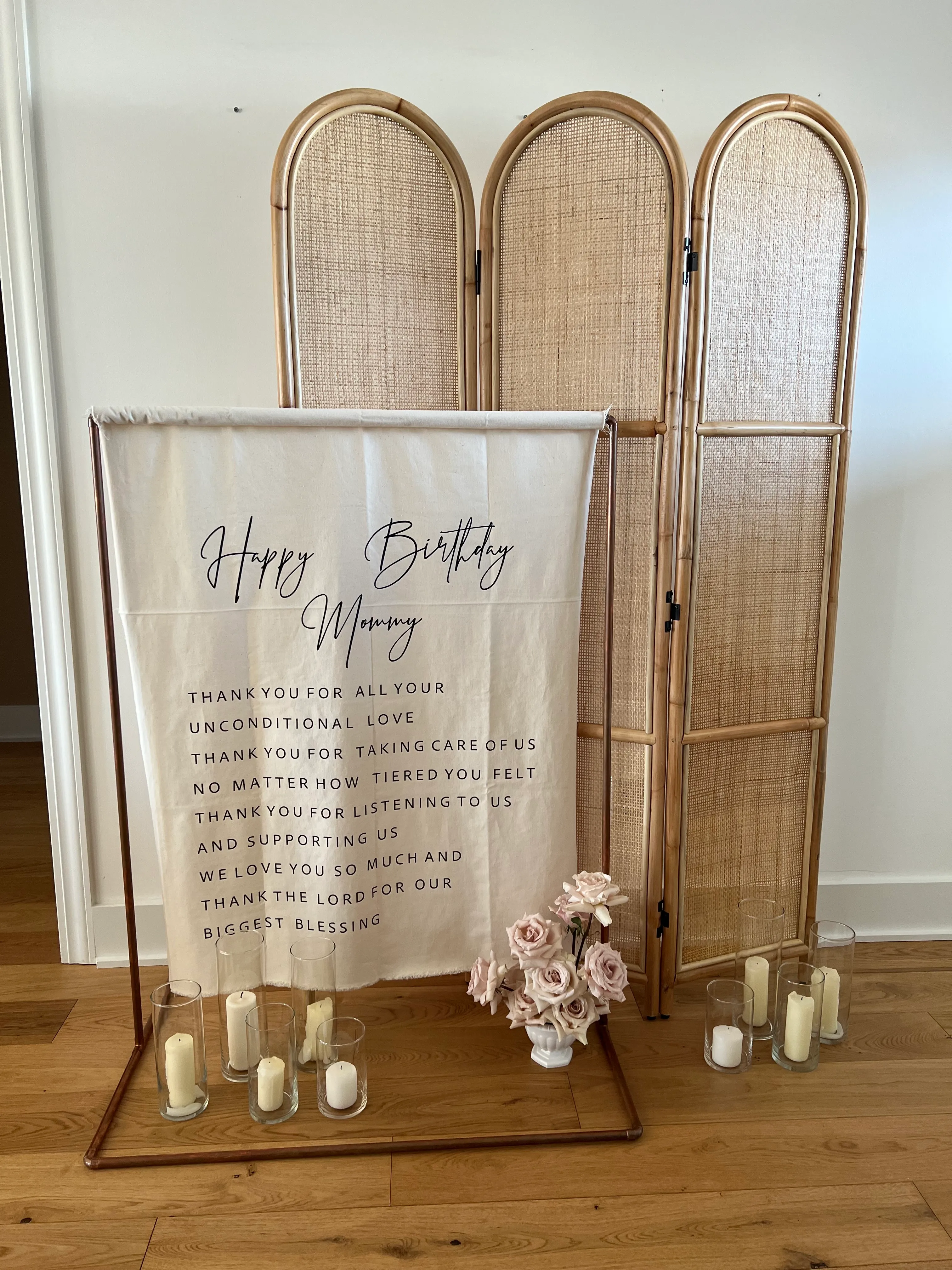 Copper Sign Stand