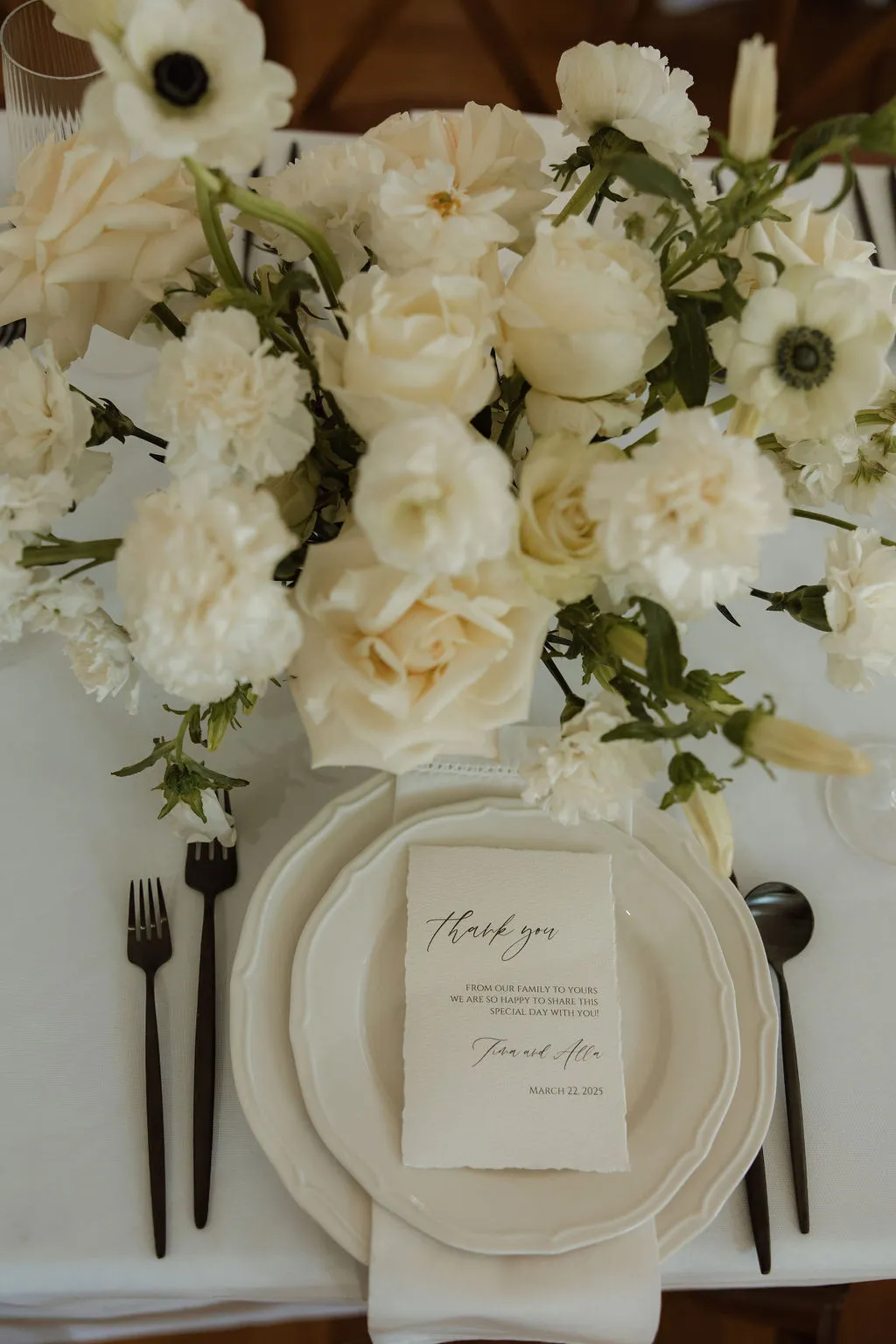 Vintage white plate