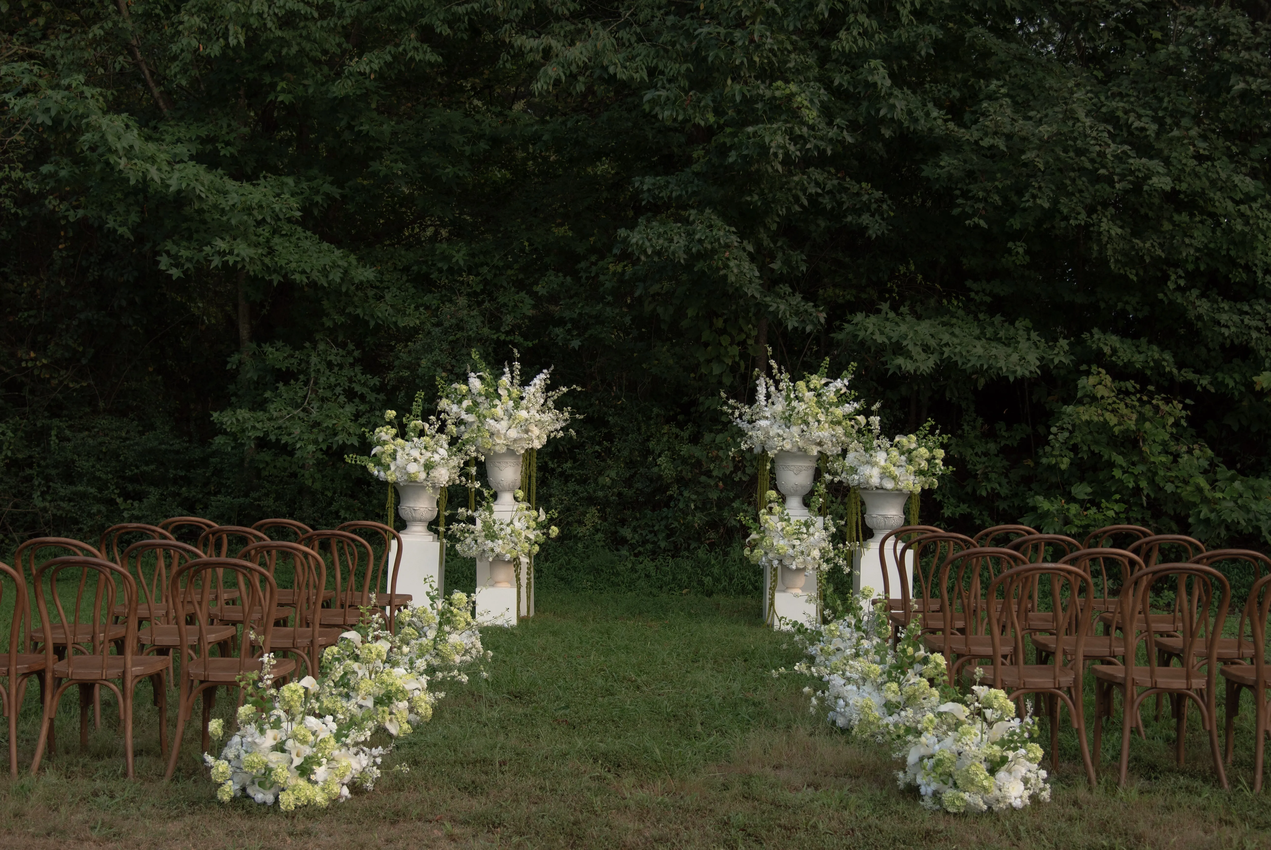 Medium White & Green Artificial Flower Arrangement