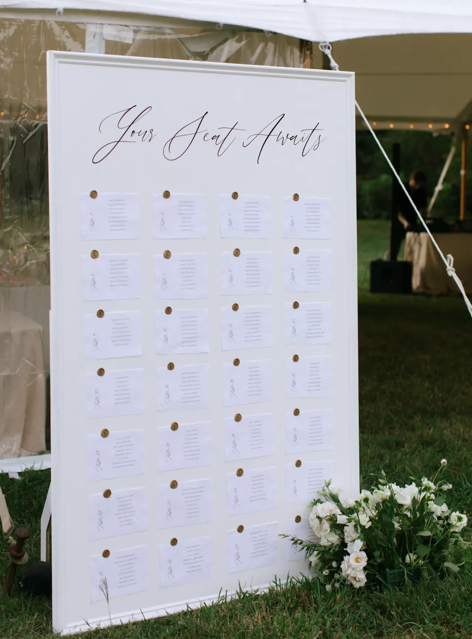 White Famed Wall