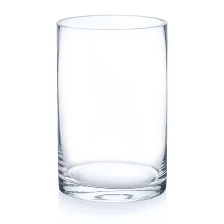 6" Cylinder Glass Vase