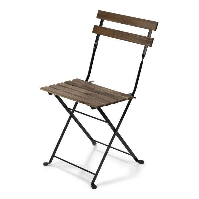 French Bistro Slatted Chair