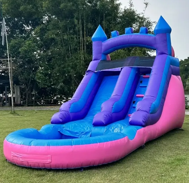 Blue & Purple Castle Slide