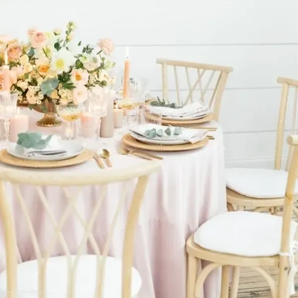 Pink Table Linen - Silk