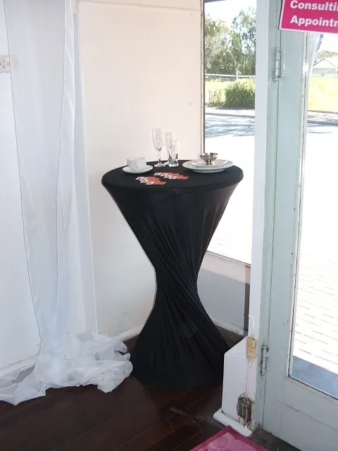 Bar Table Covers - Black