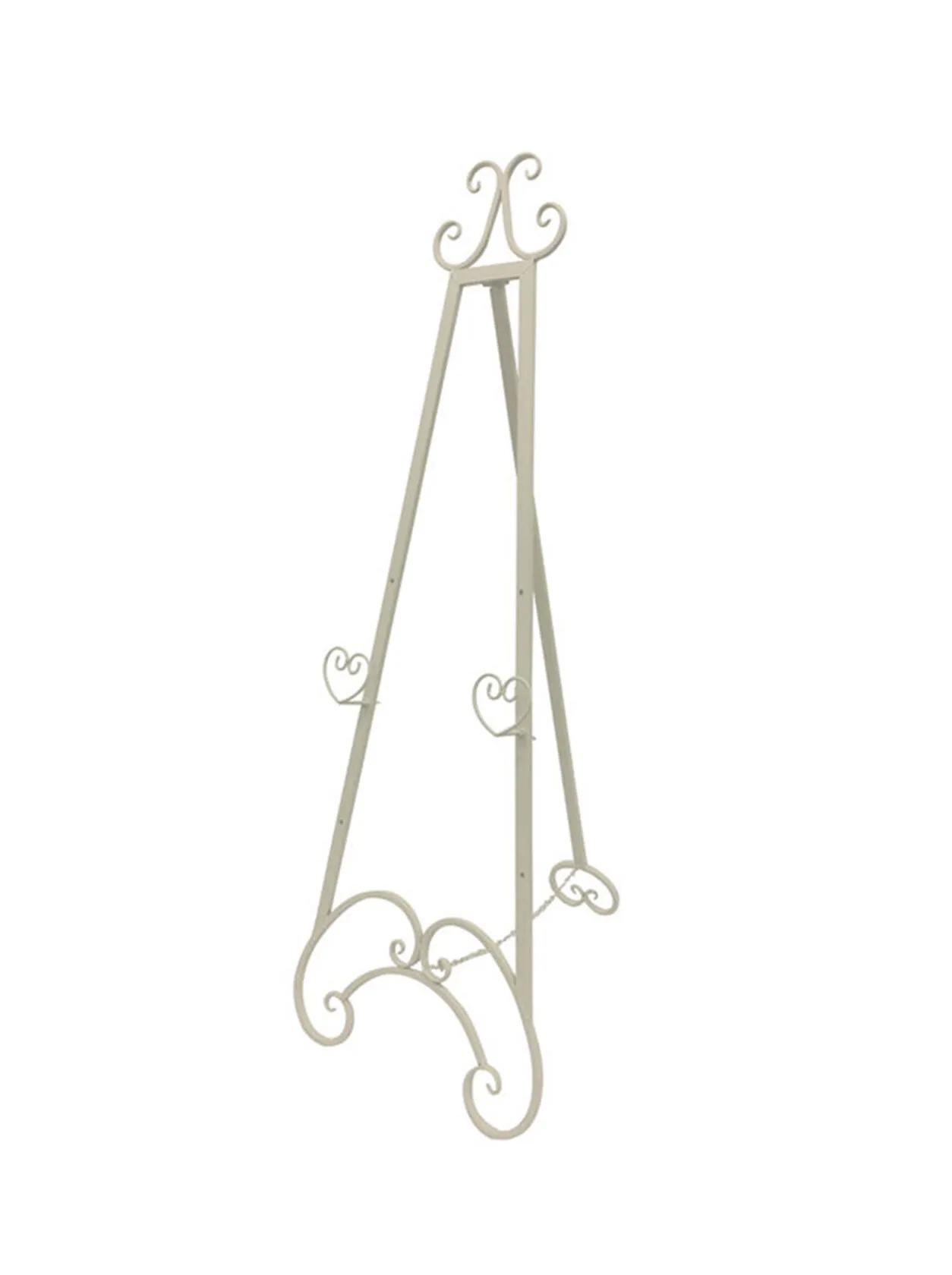 Metal Iron Easel - White