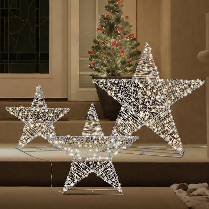 LED Stars 3-piece Set