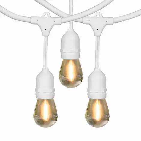 LED Filament String Light Set (White)