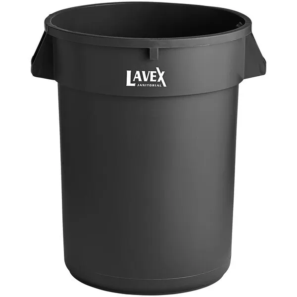 Trash Can - 32 Gallon, Black