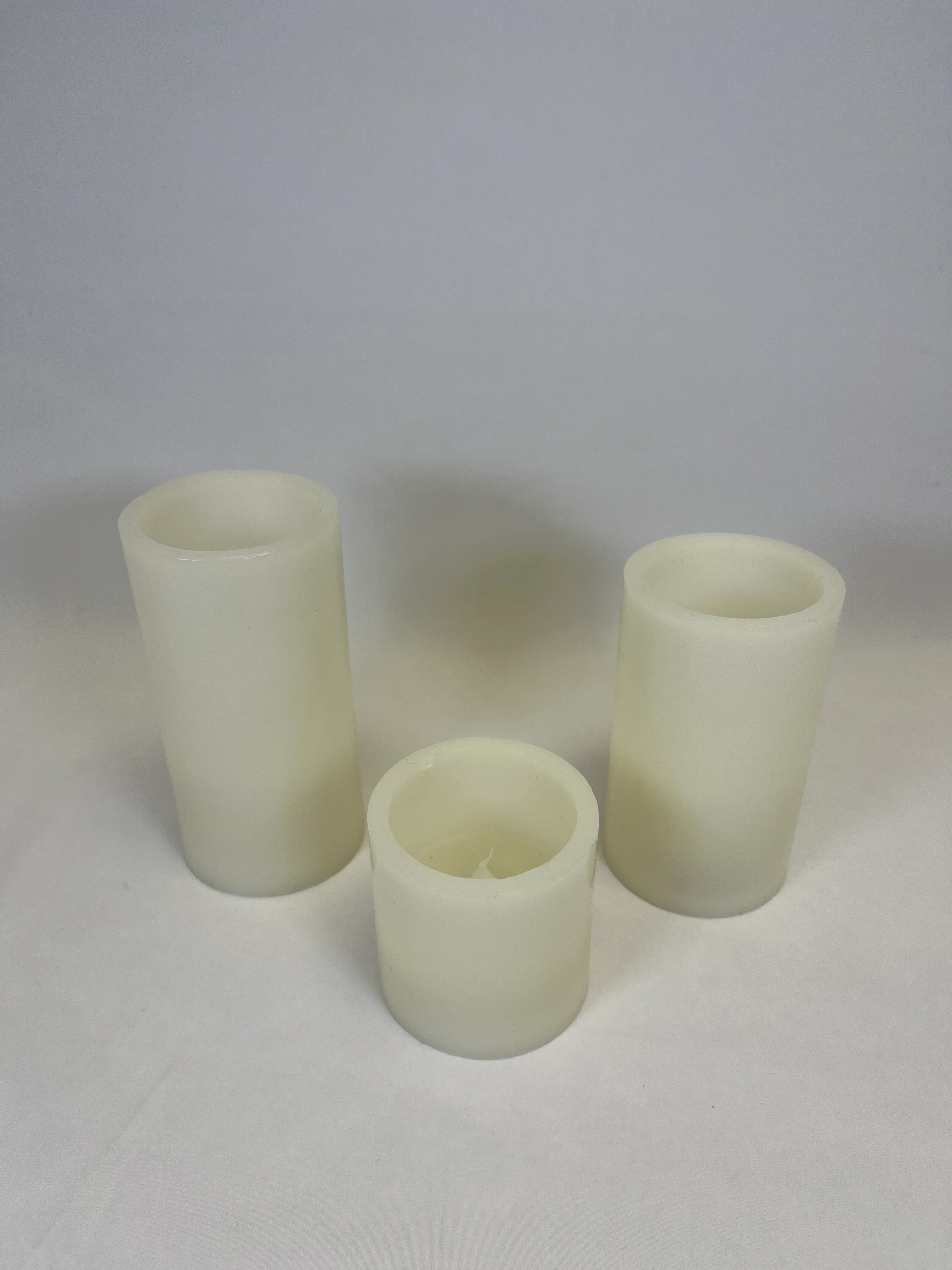 Wax LED Pillar Candles (Indoor Only)