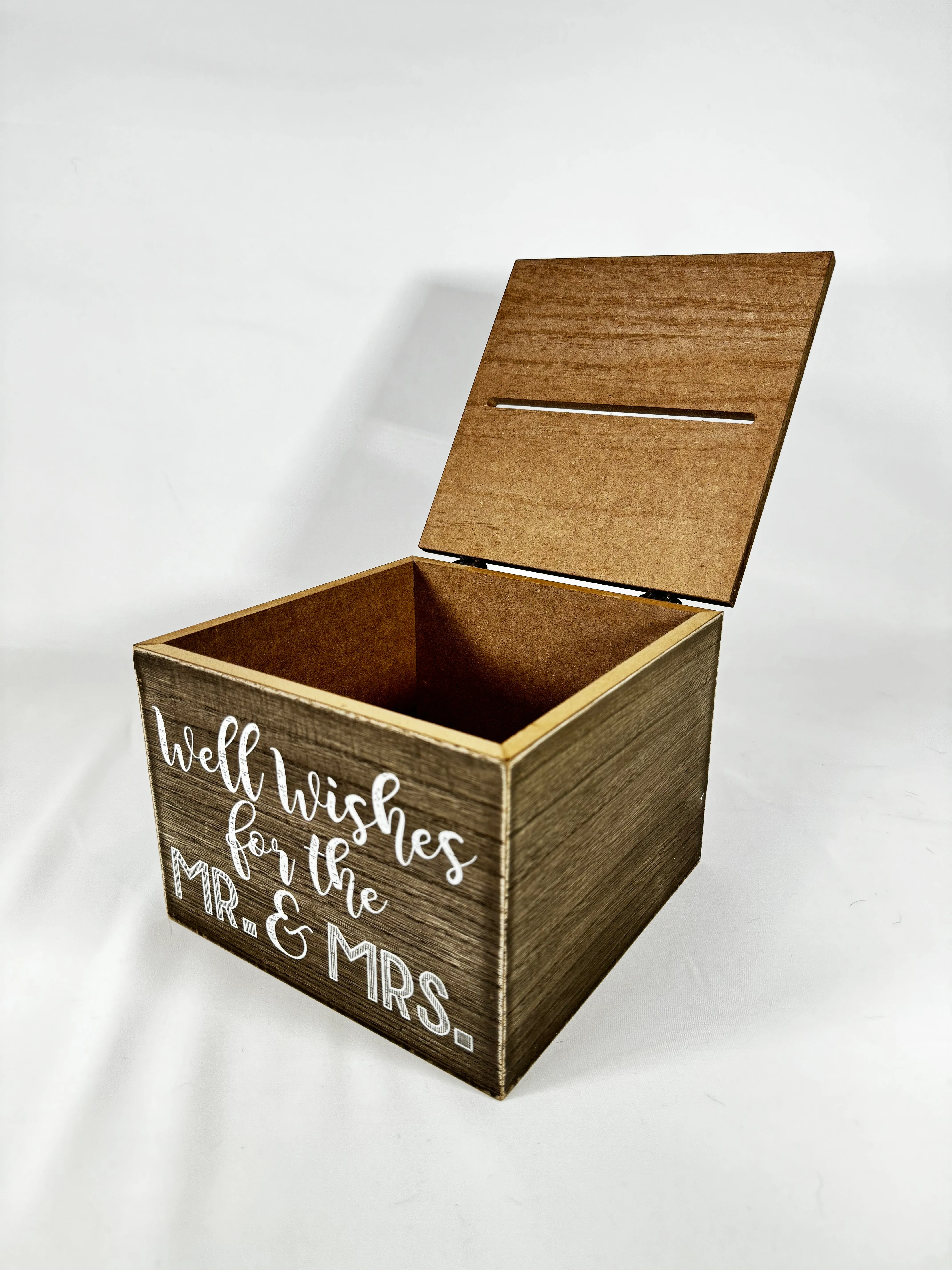 Well Wishes for the Mr. & Mrs. Wooden Box 