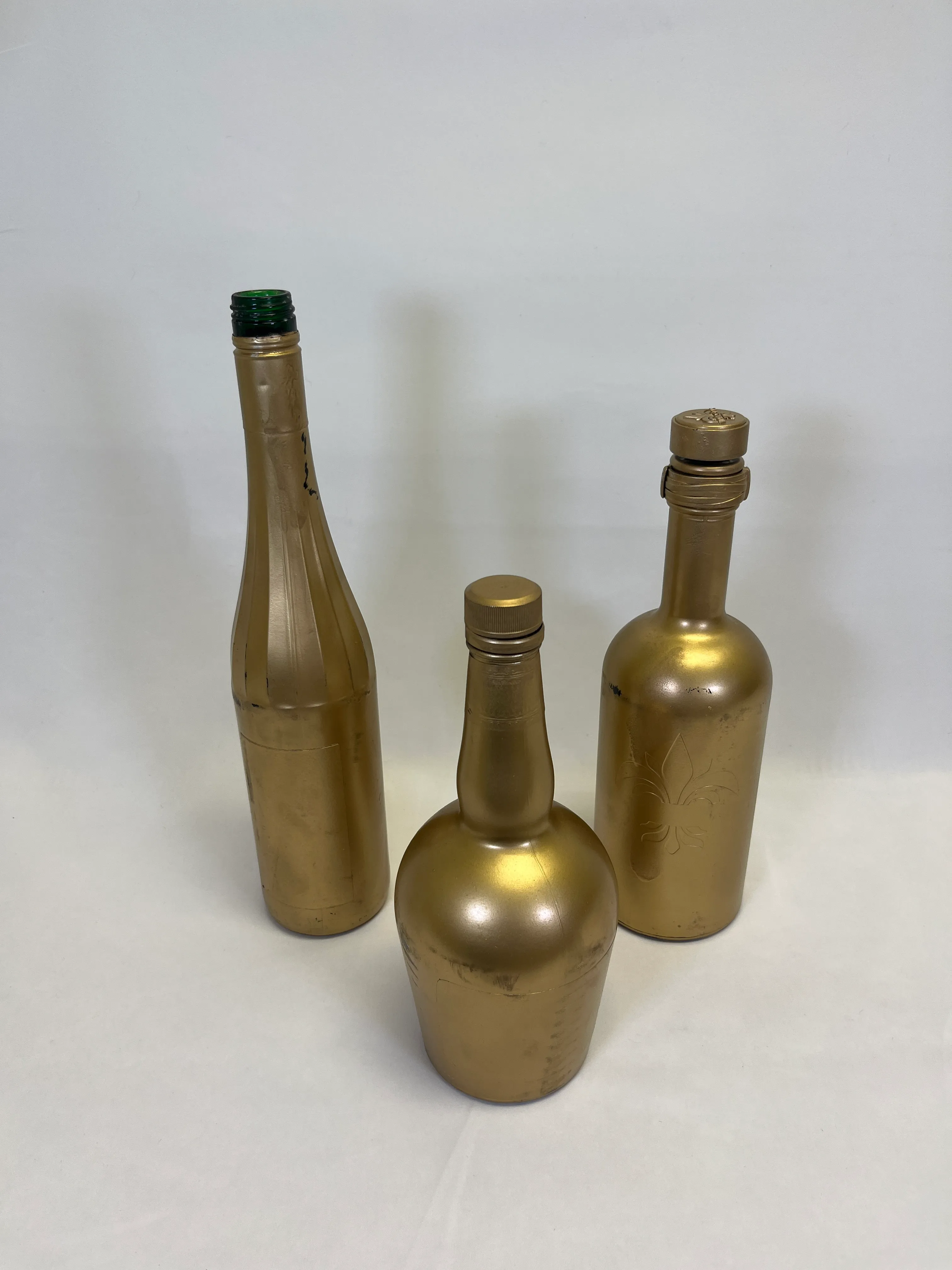 Gold Wine Bottles 