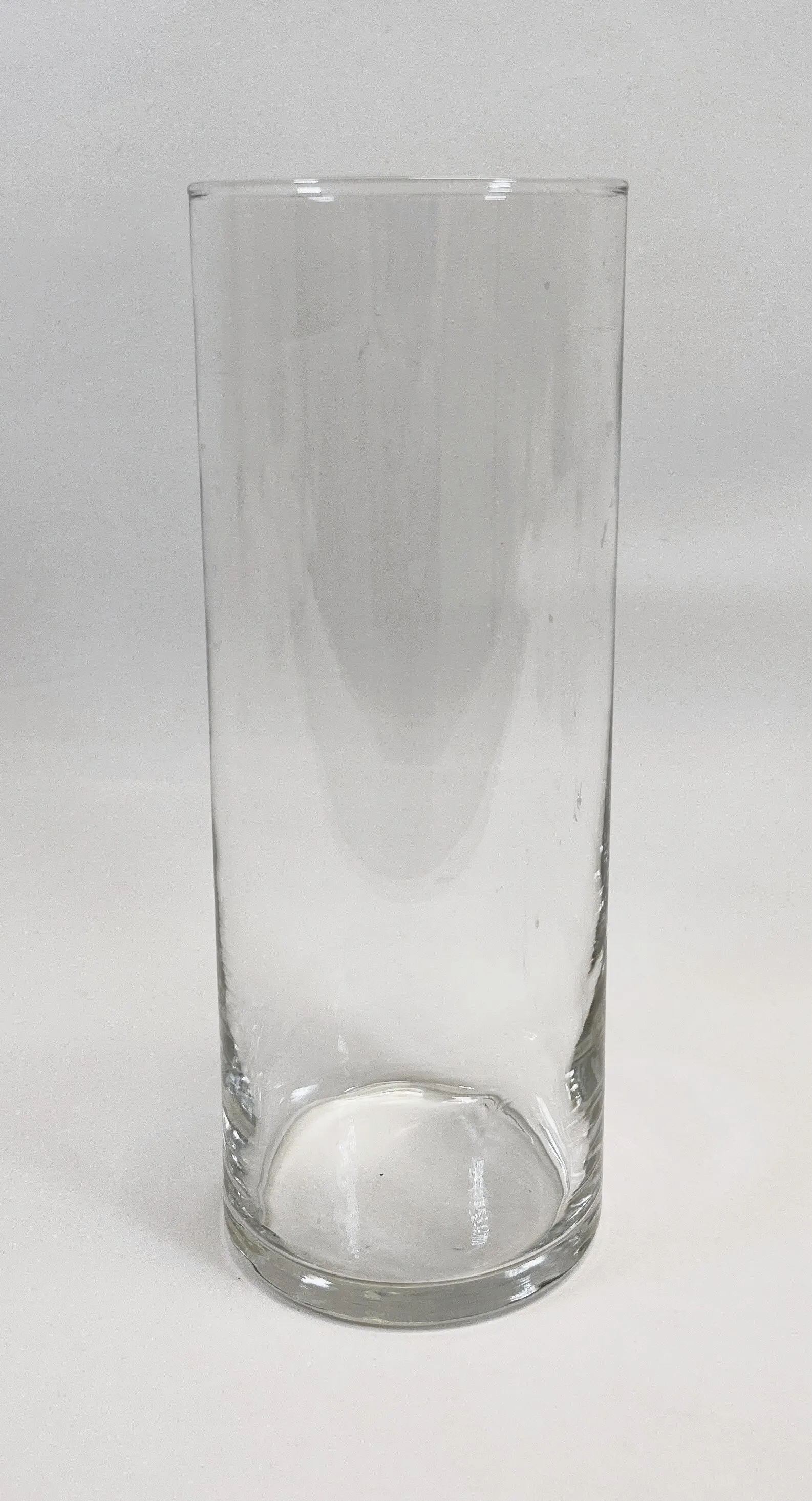 Glass Hurricane Vases Medium 9" 