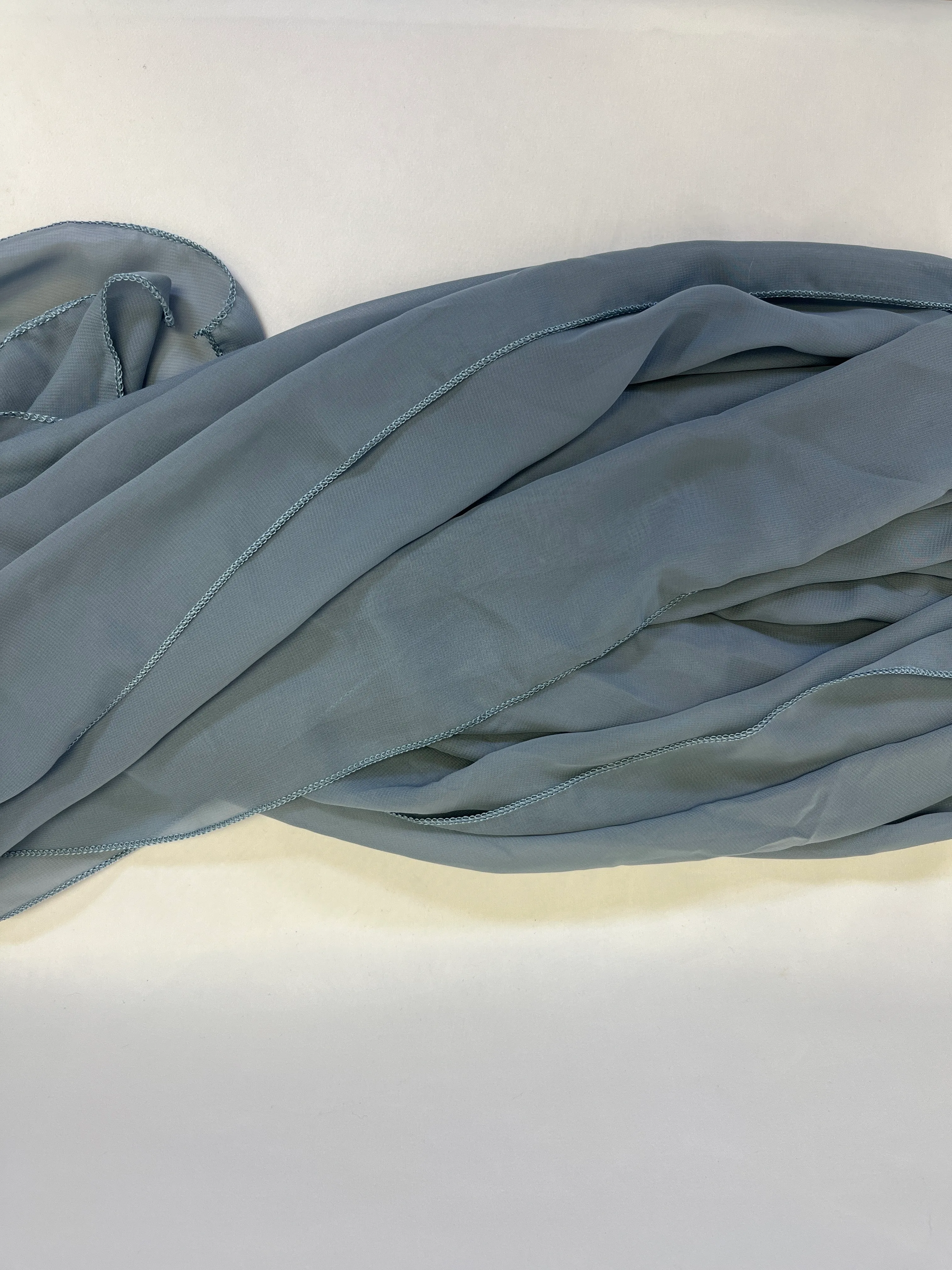 Dusty Blue Sheer Table Runner