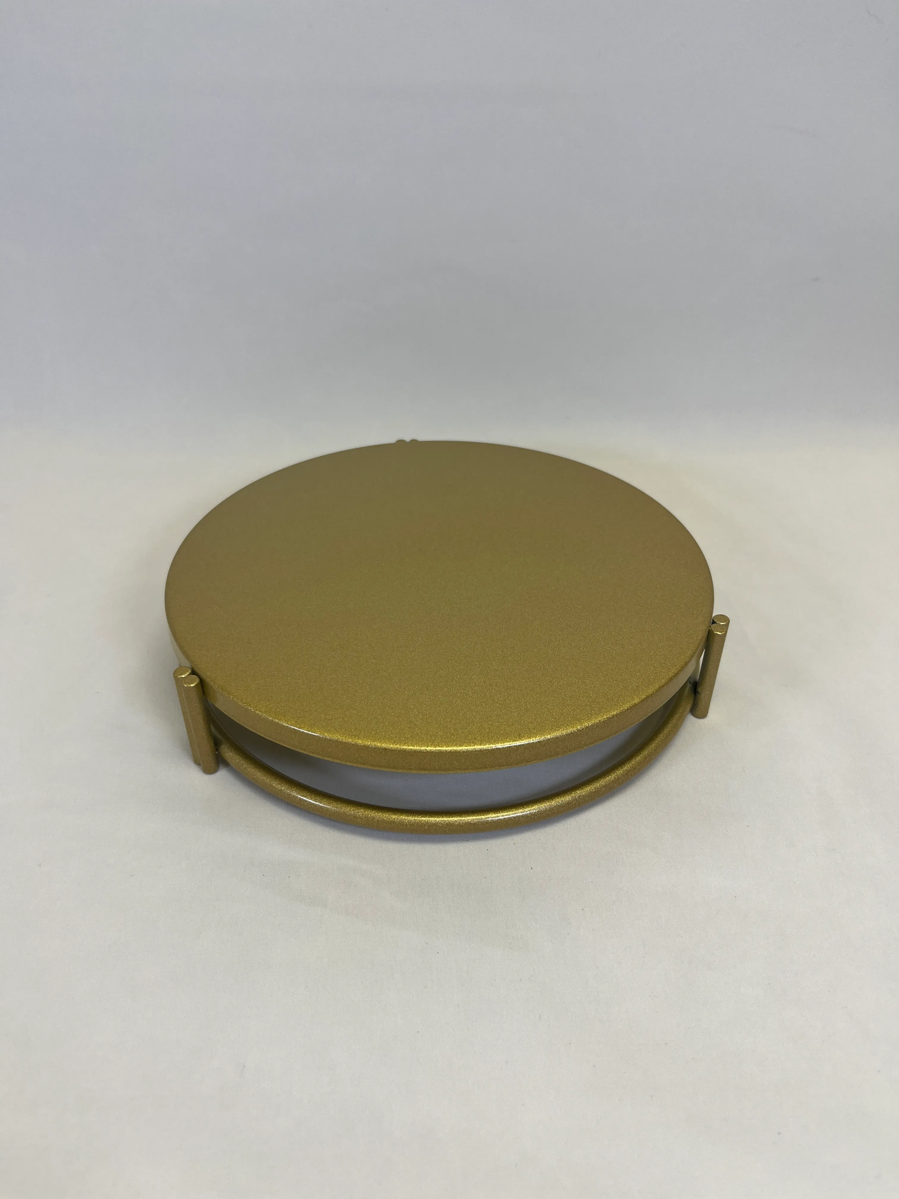 Gold Round Cake Stand 8"