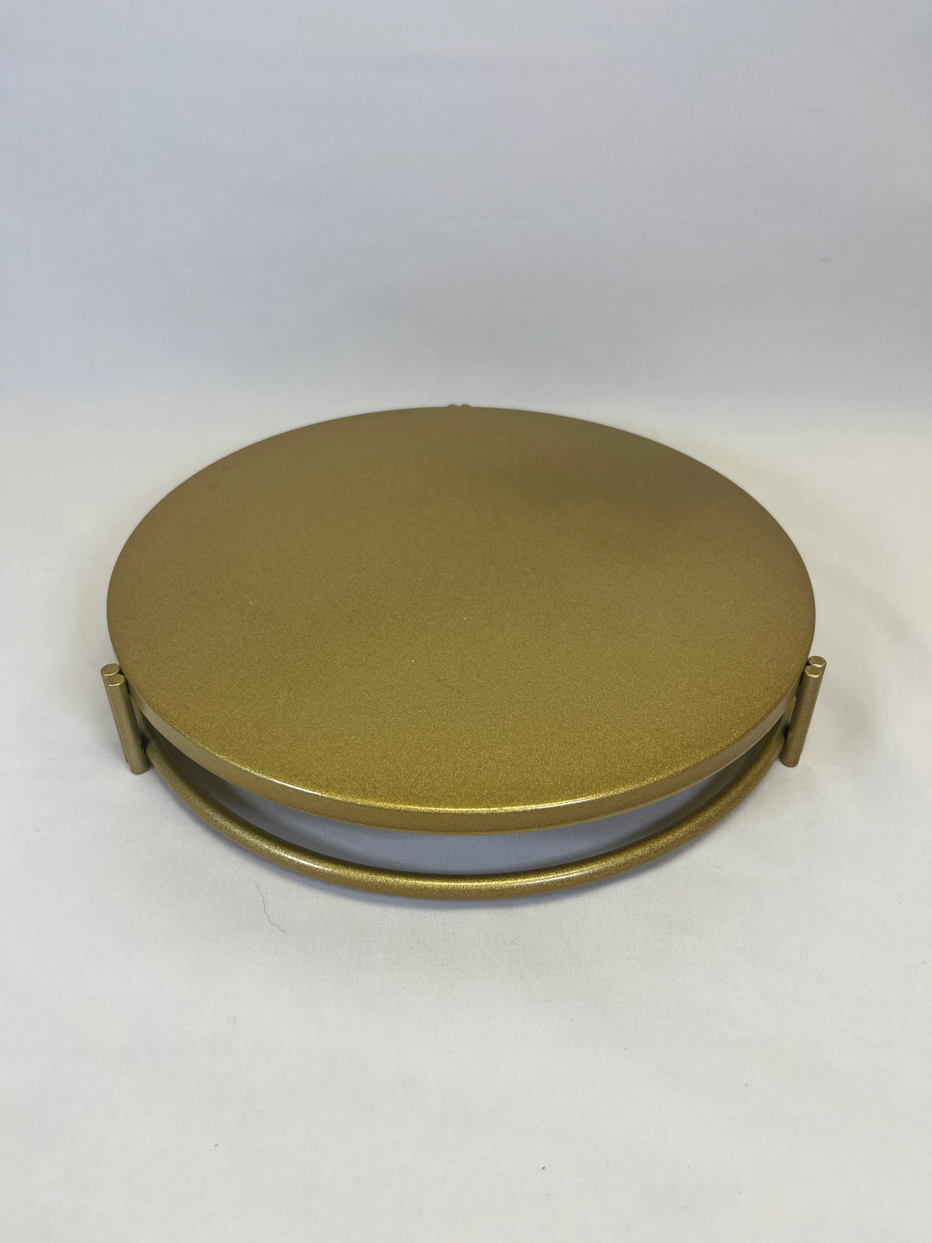  Gold Round Cake Stand  10"
