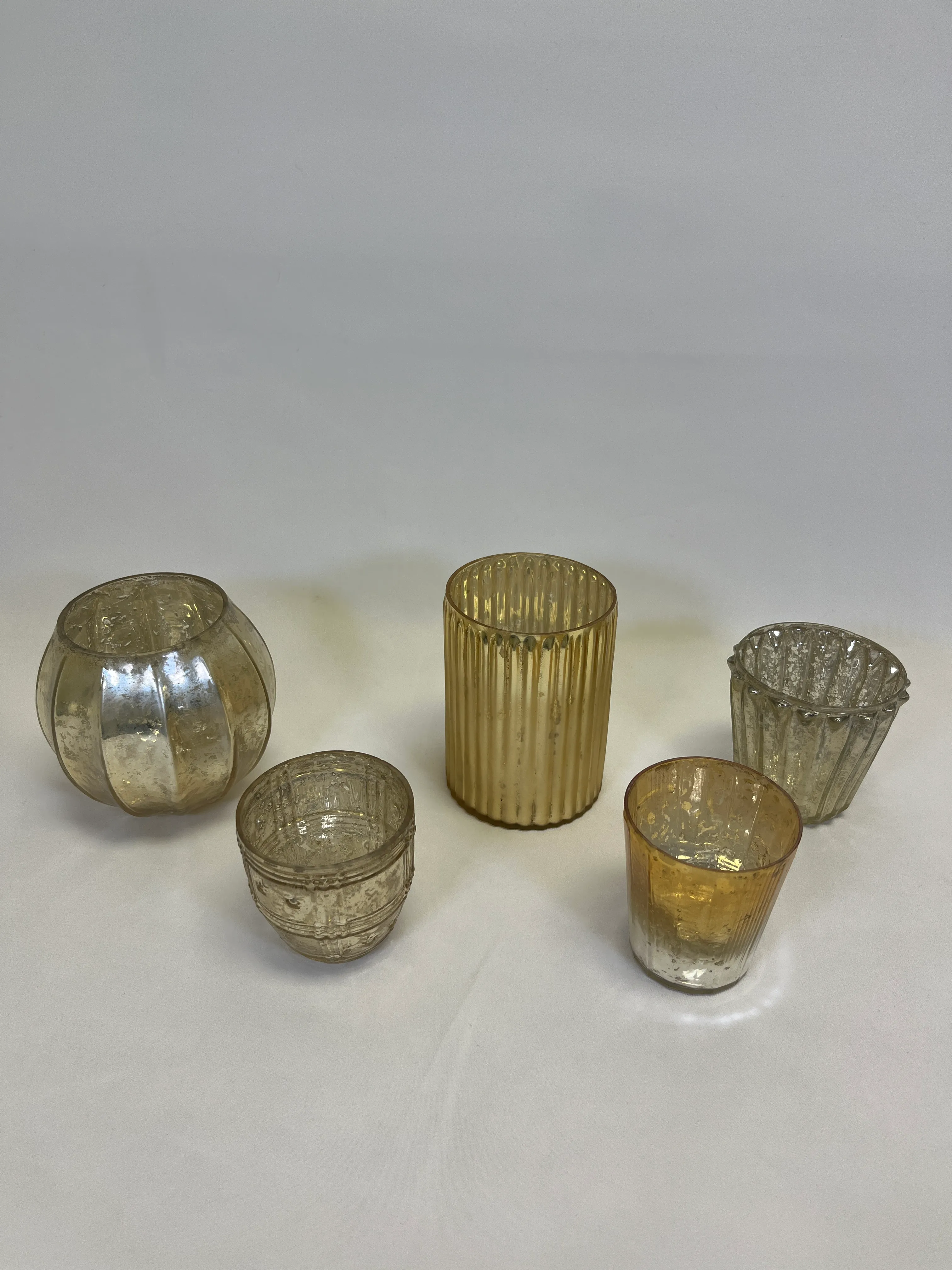 Assorted Gold Candle Holder 