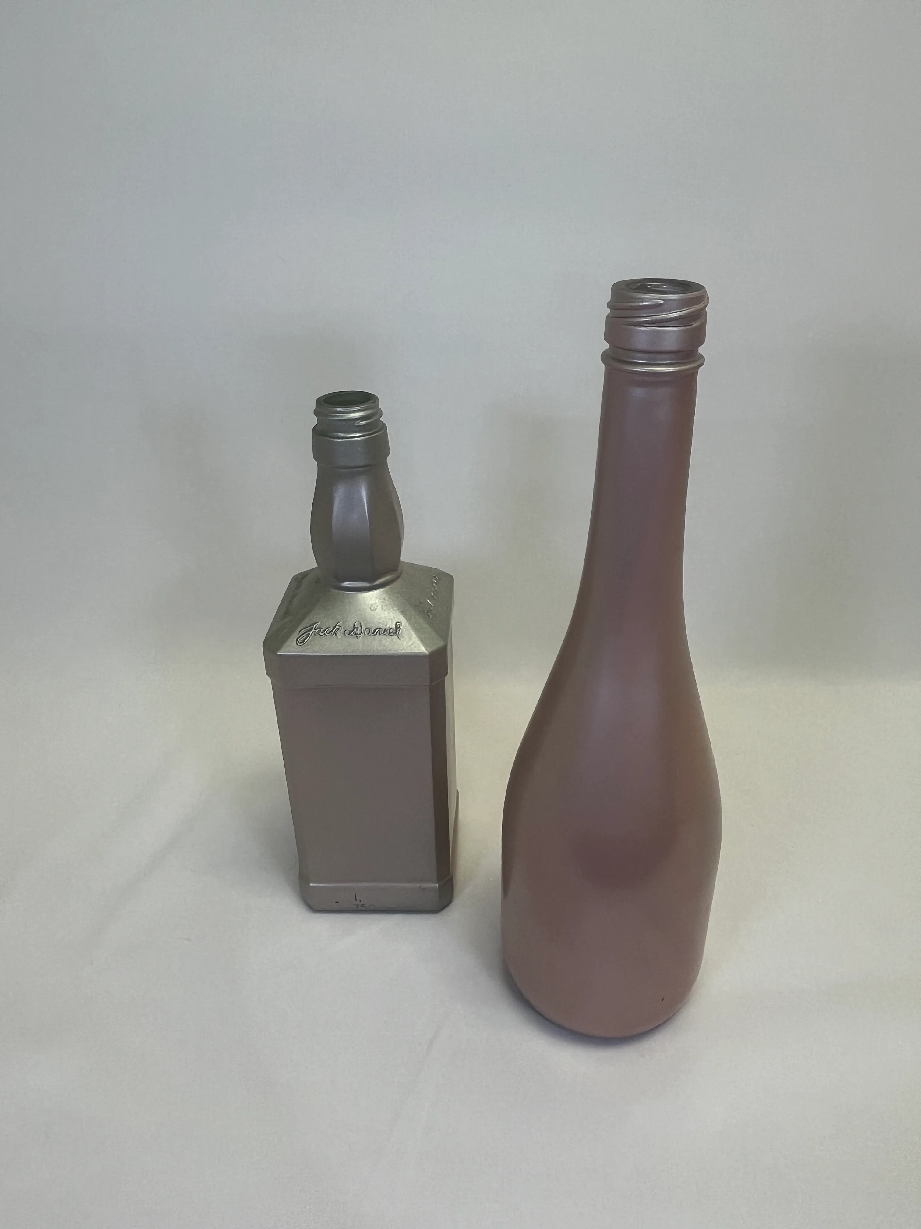 Silver Wine Bottles 