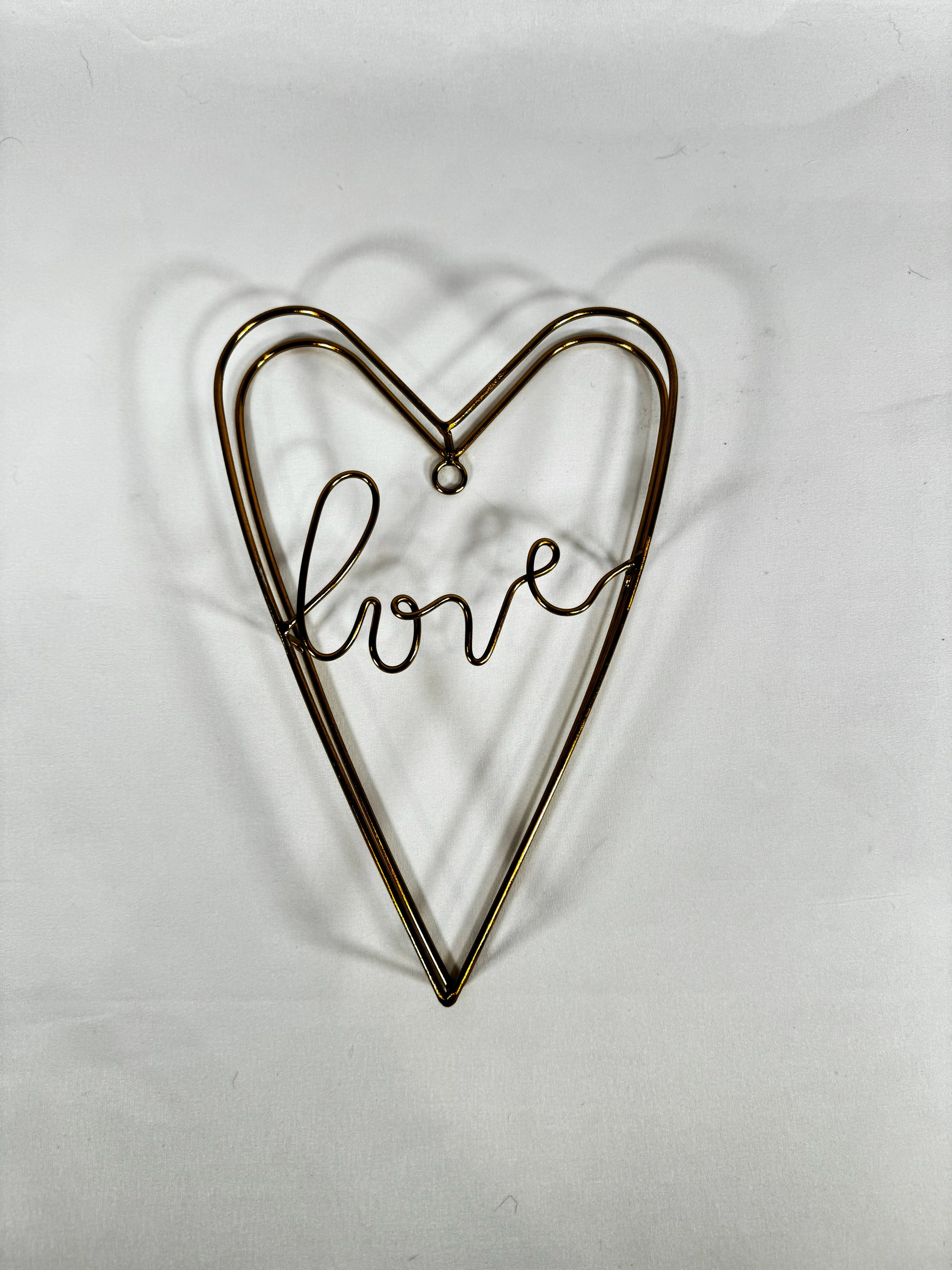 Gold Heart with Love