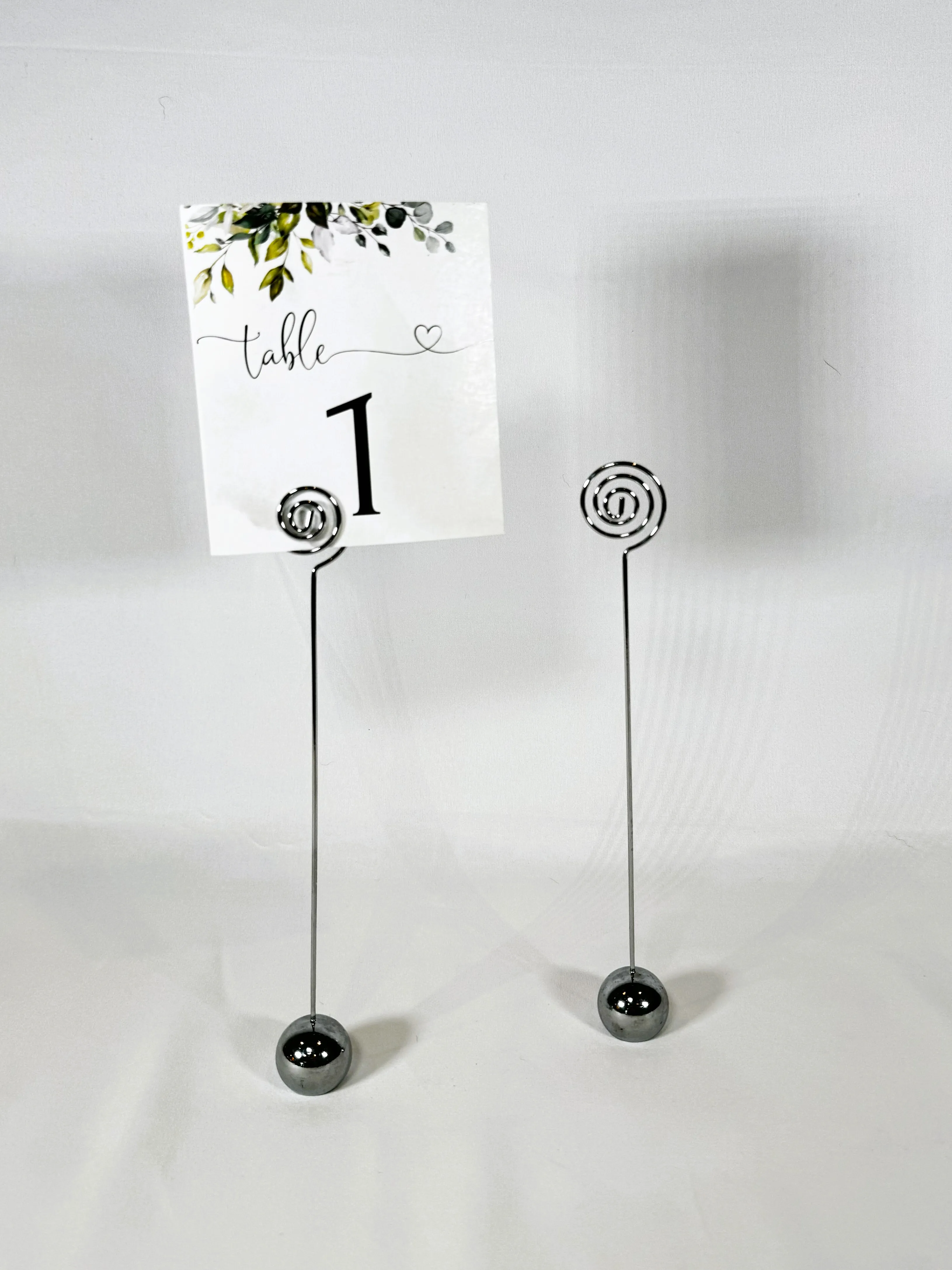 Silver Table Number Holders