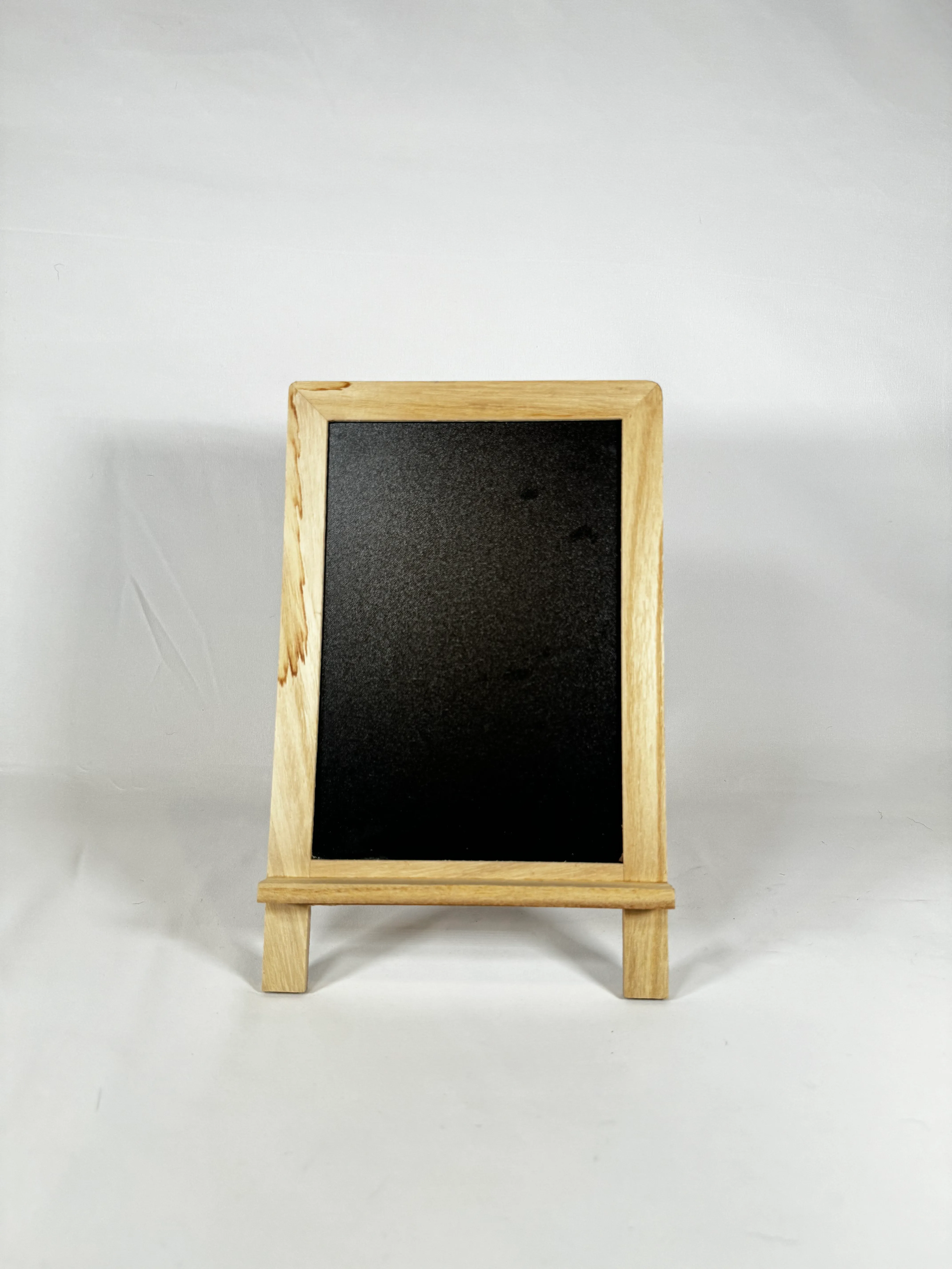 Wood Chalkboard Tabletop Easel