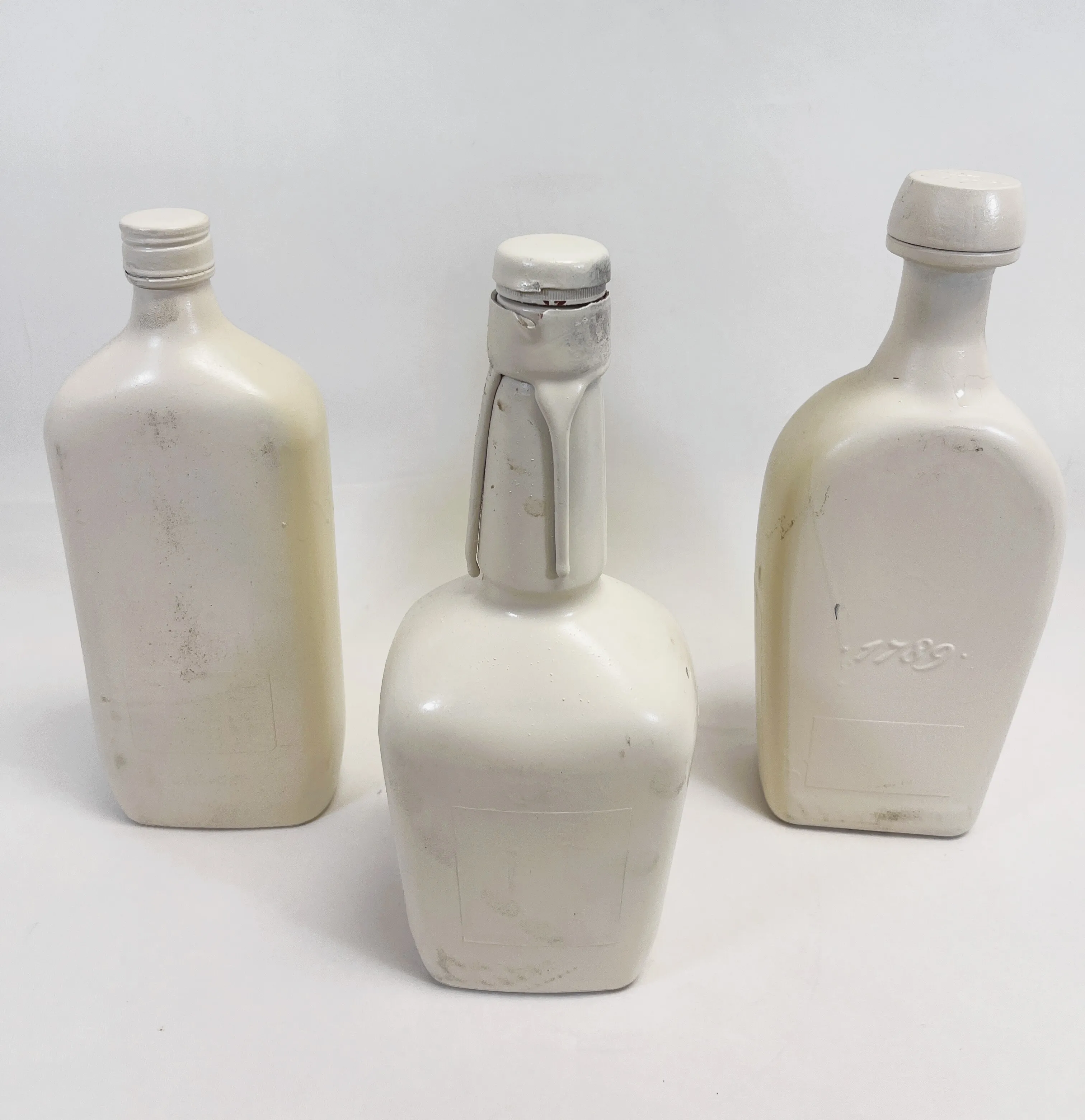 White Decorative Bottles 