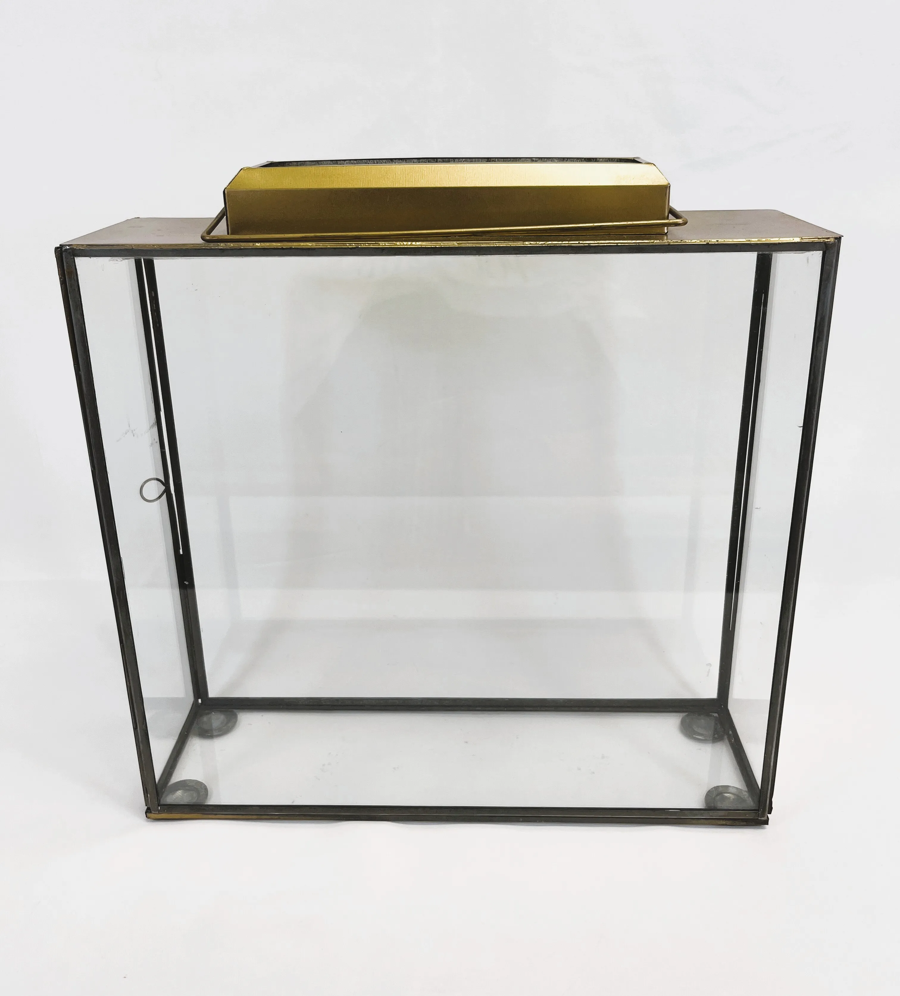 Gold and Glass Card Box 