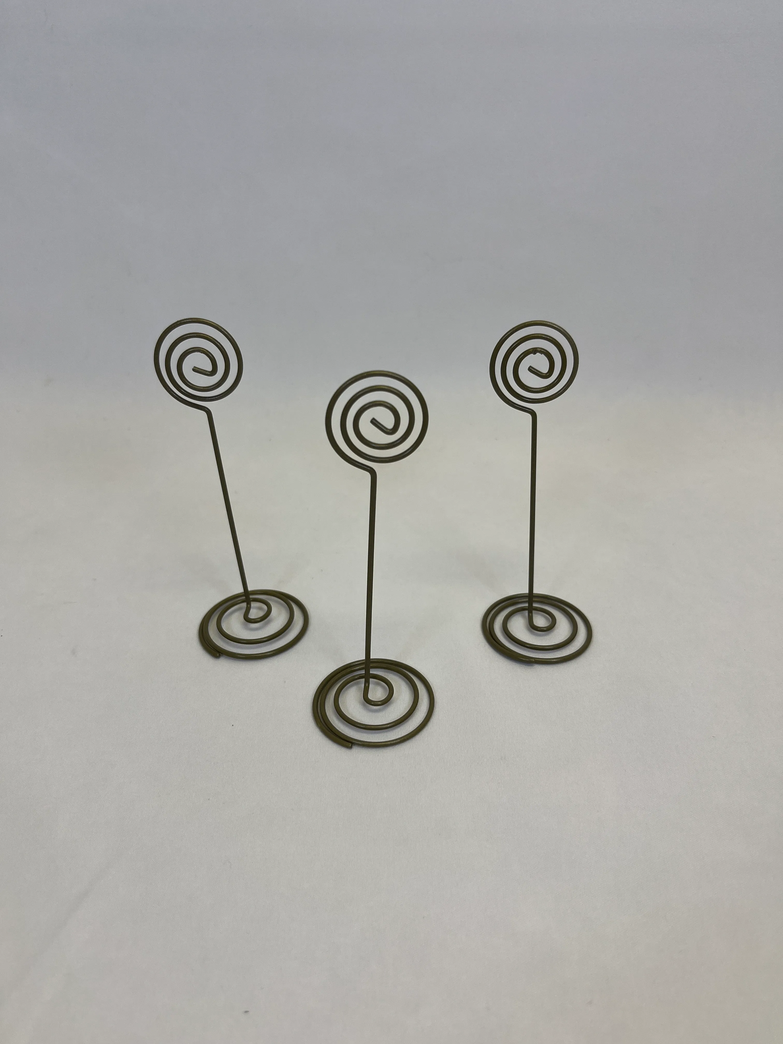 Antigue Gold Table Number Holders