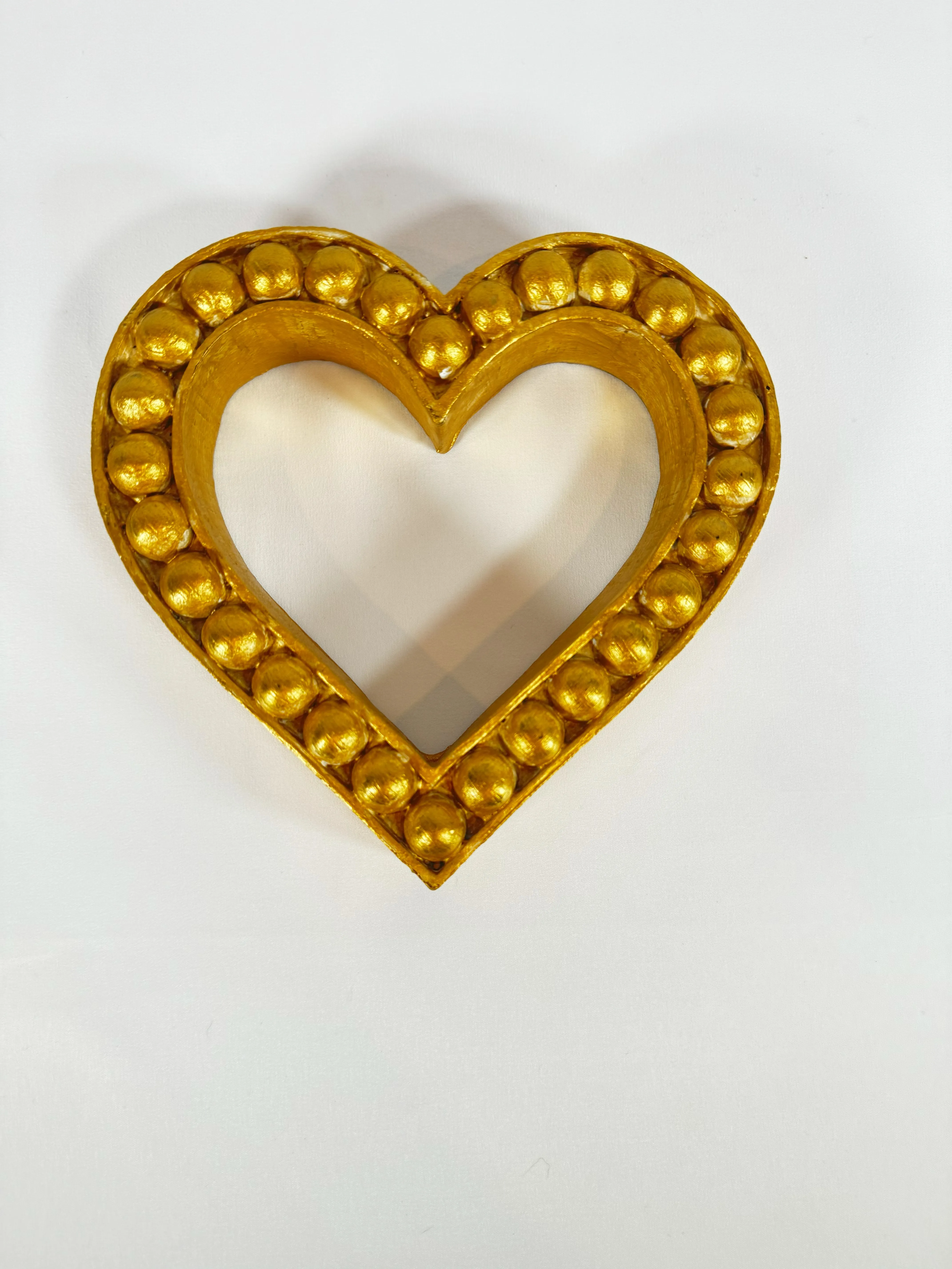 Gold Heart for Table Decor