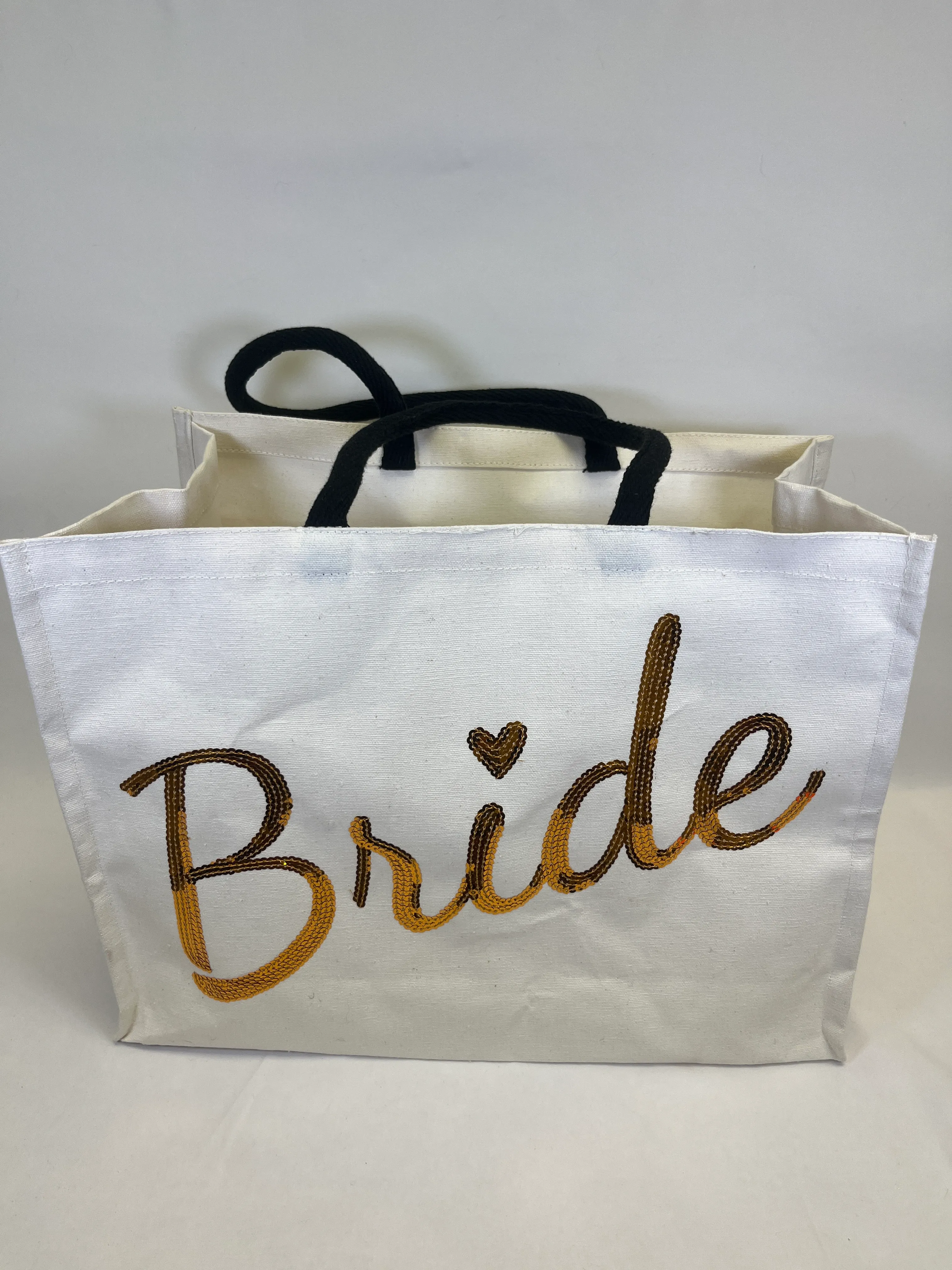 Gold And White Bride Bag