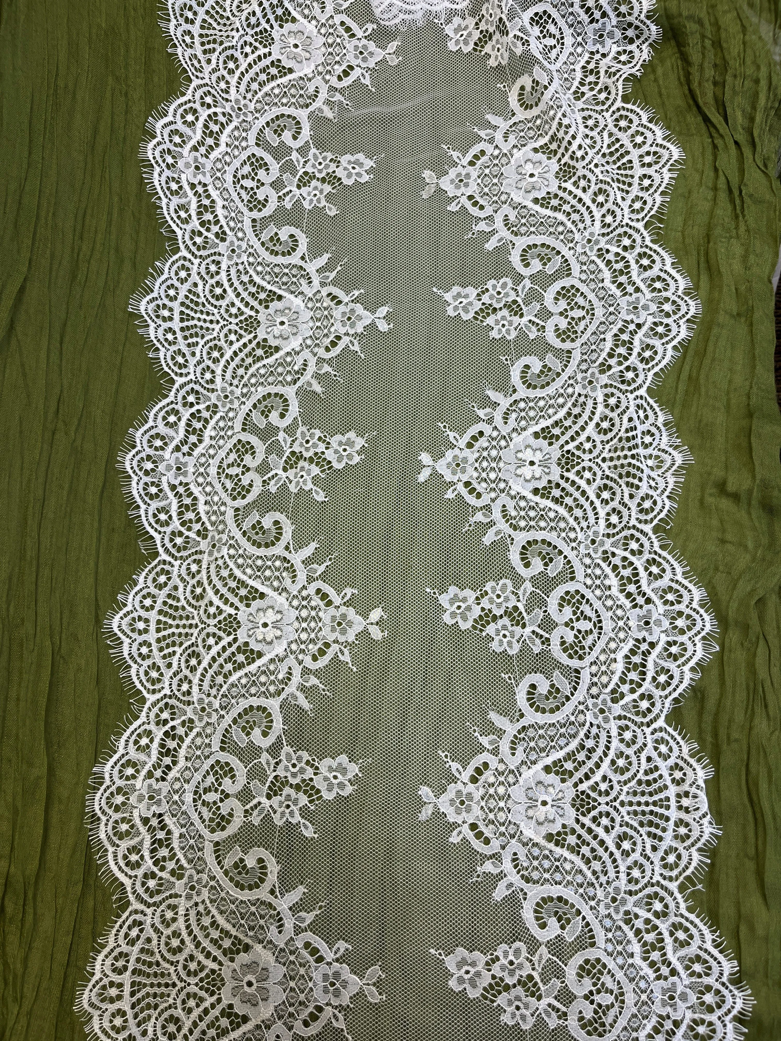 White Lace Table Runner