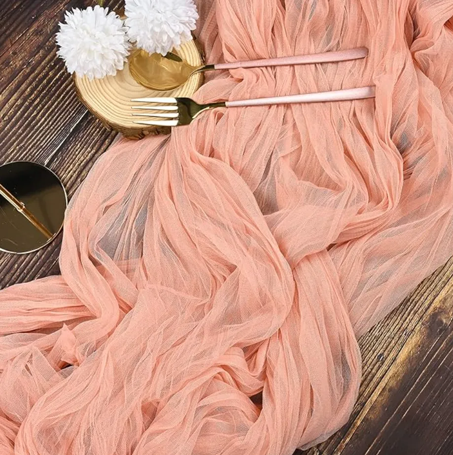 Peach Table Runner