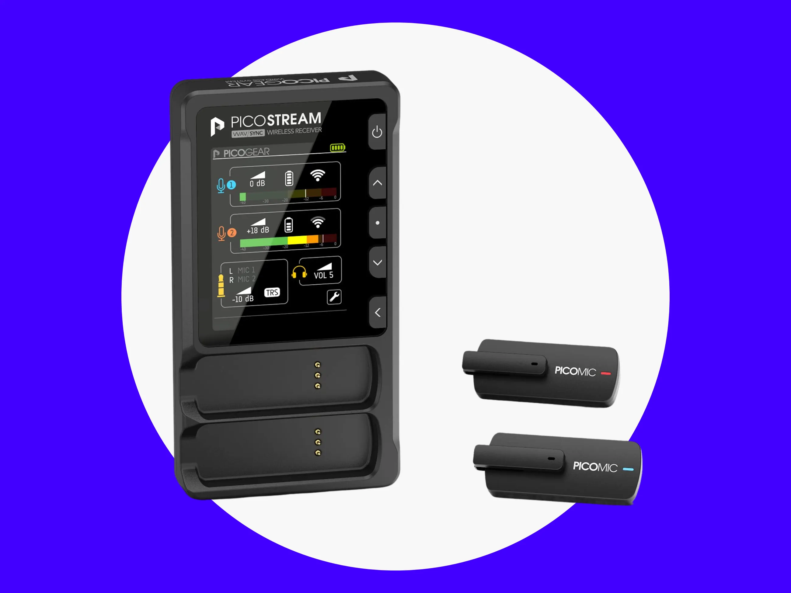 Picomic 2 Pro – Dual Wireless Lavalier Microphone System