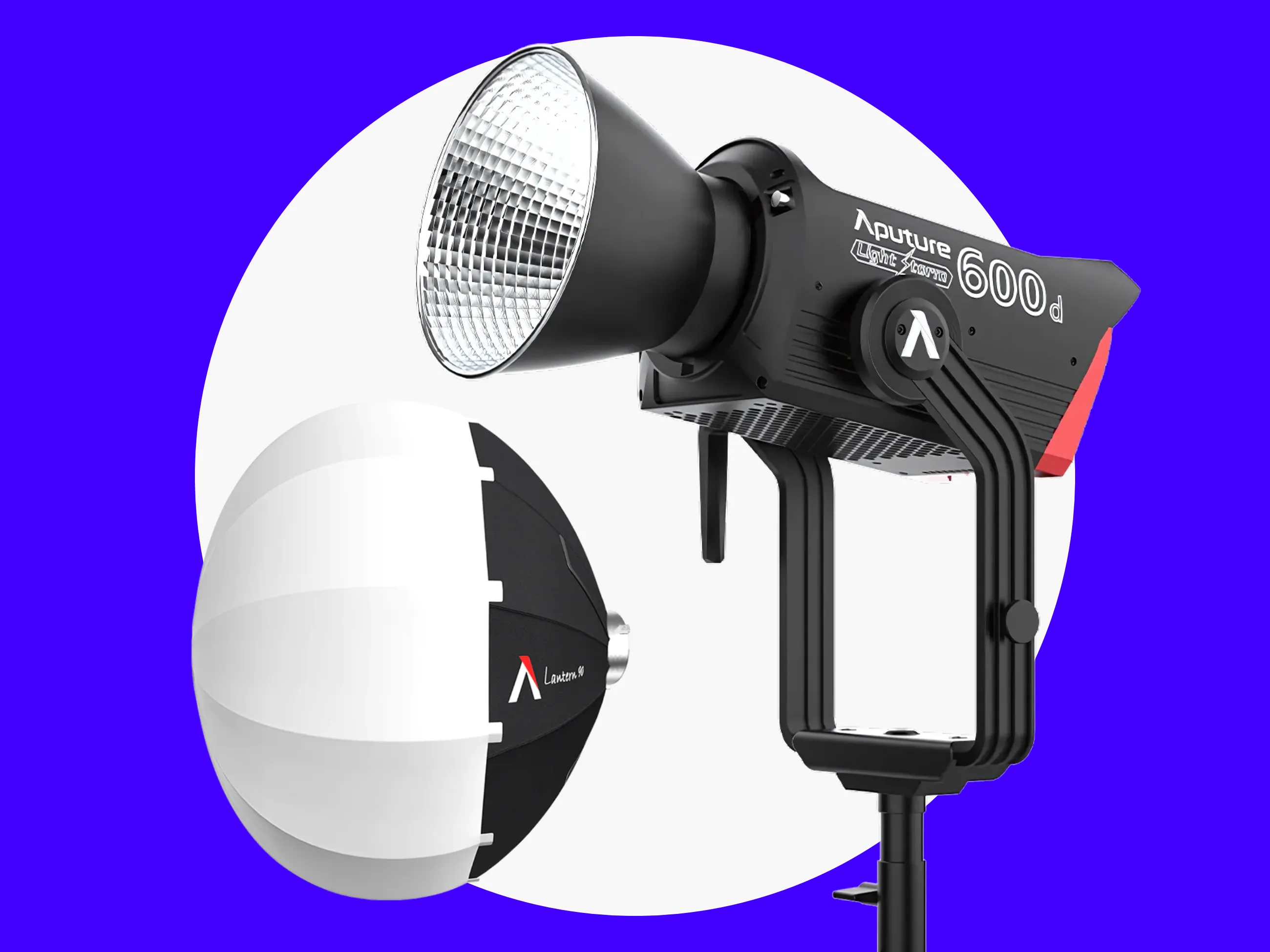 Aputure LS 600d + Lantern 90