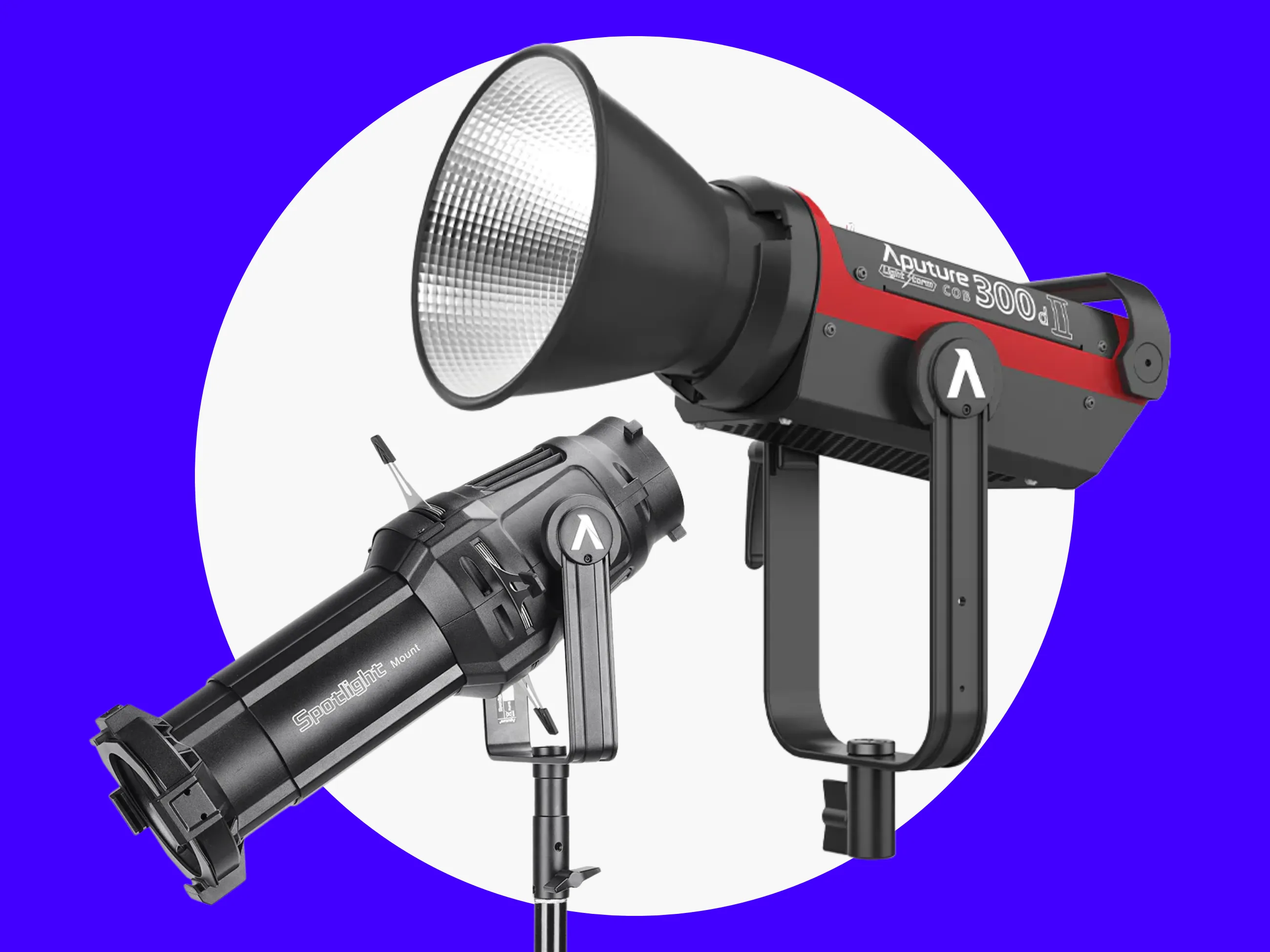 Aputure LS 300d II + Spotlight Mount 36°