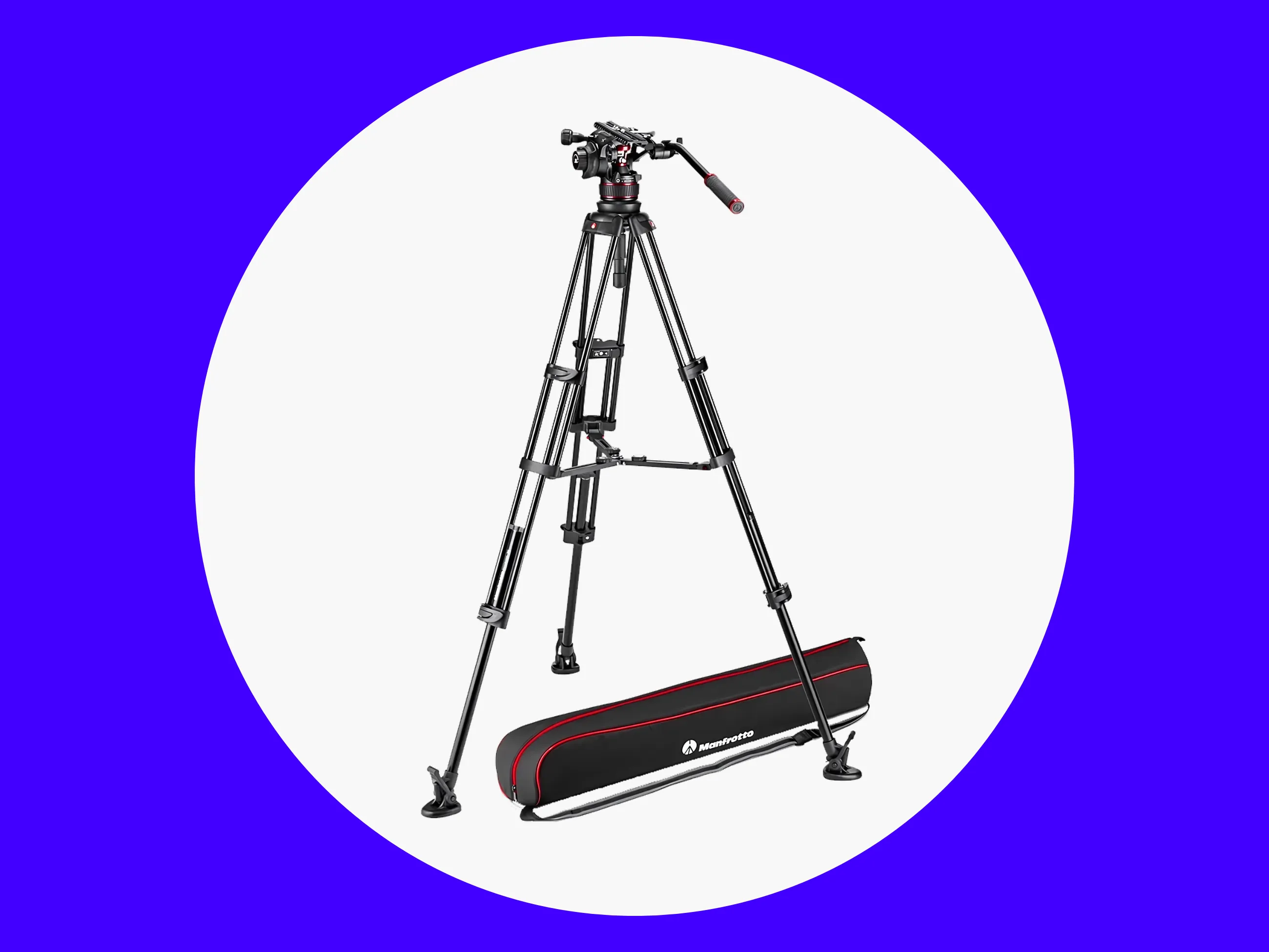 Manfrotto Alu Twin Leg Tripod + 504X Fluid Head