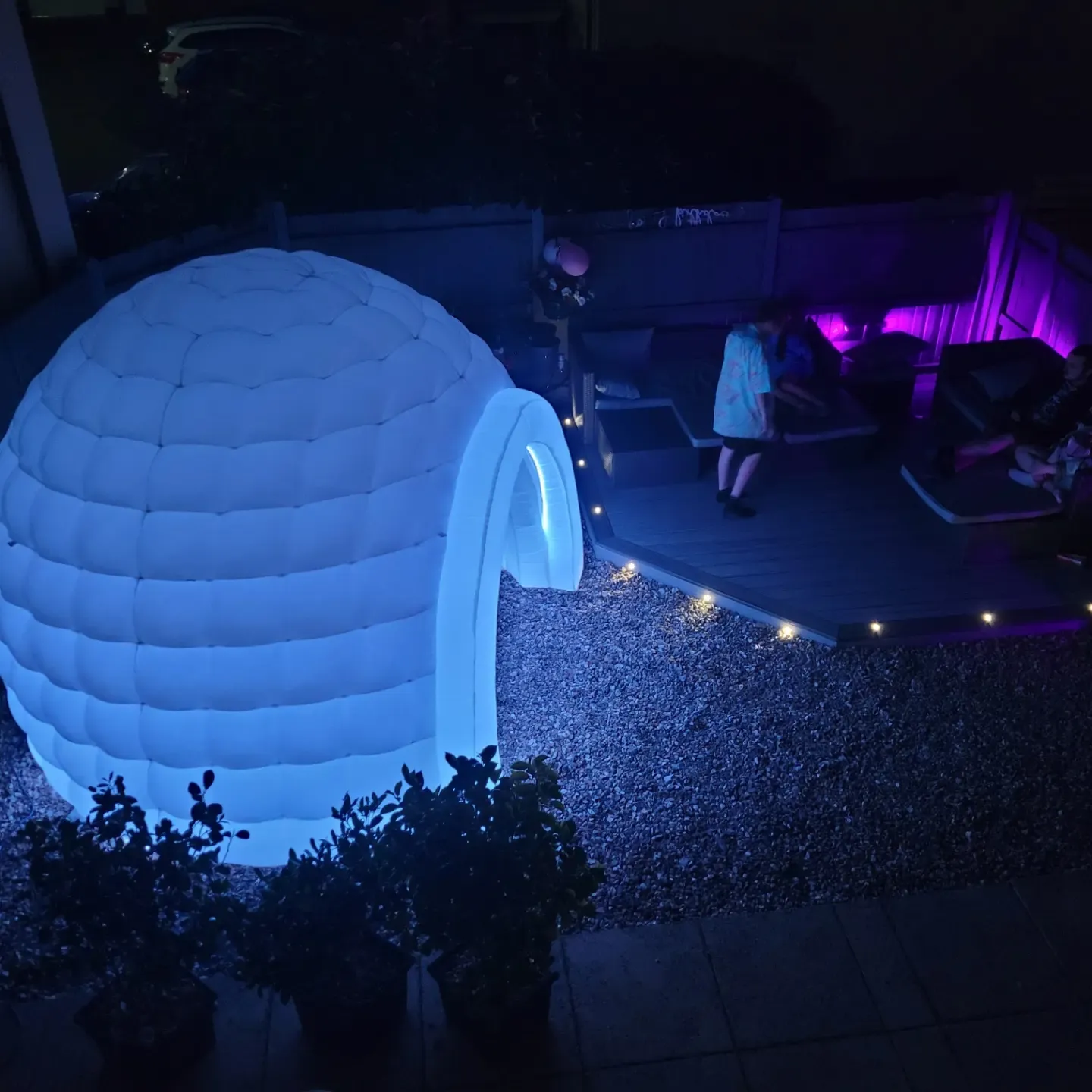 3x3M Igloo with LED Lighting