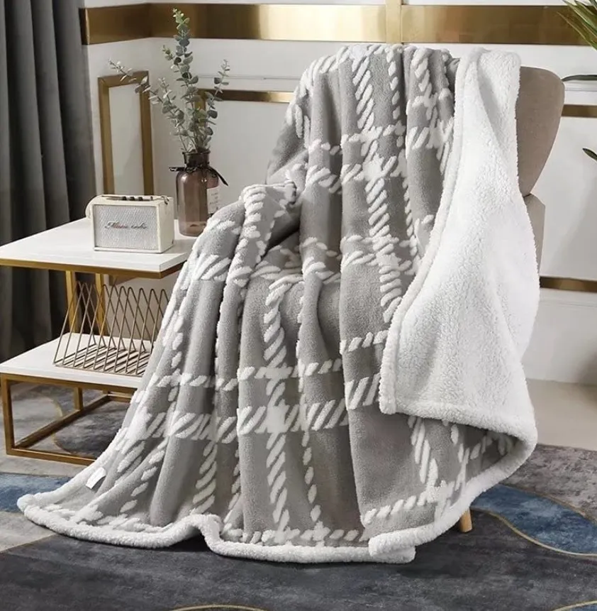 Soft Warm Fluffy Thick Fleece Blanket