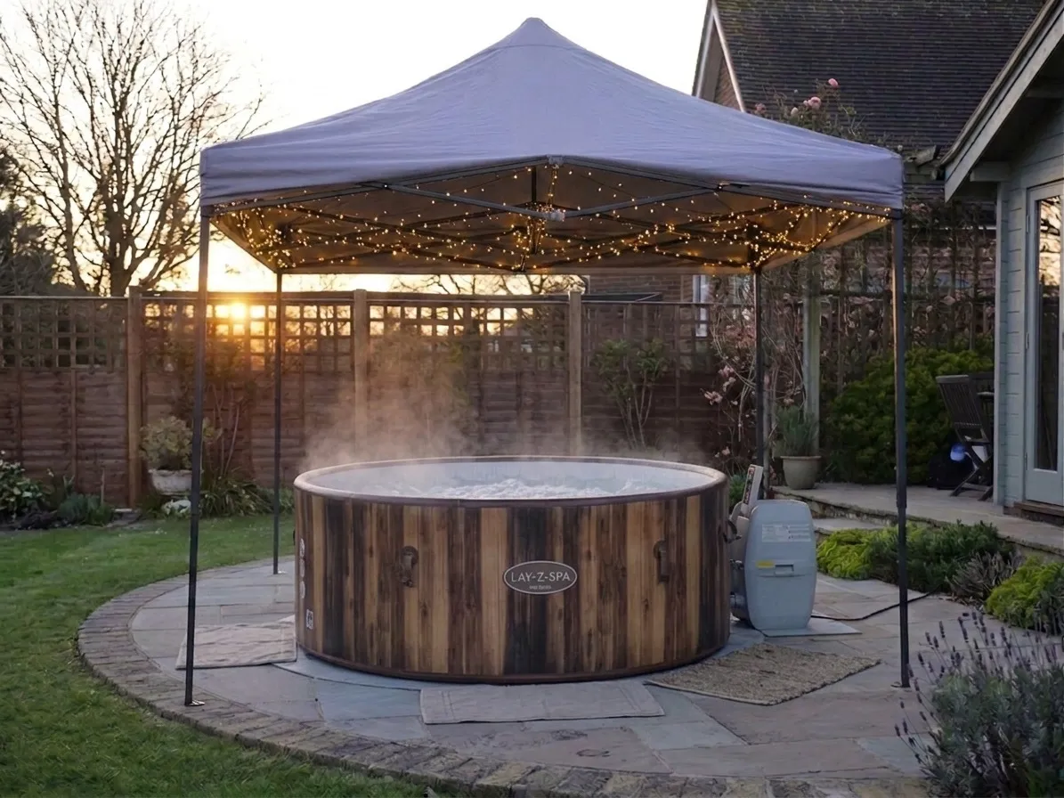 6 - Person Hot Tub & Gazebo Package — 2‑Day Minimum Hire