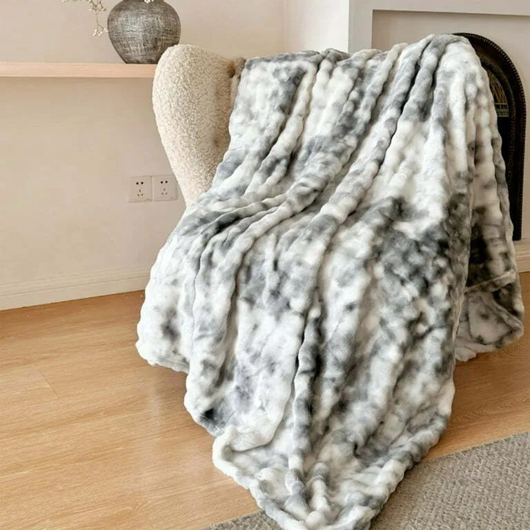 Soft Warm Fluffy Thick Fleece Blanket